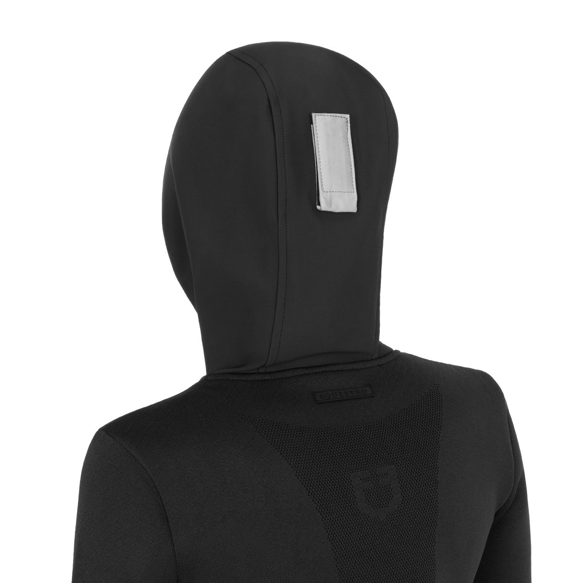 Equestro Felpa Tecnica Donna con Cappuccio e Inserti Micro Mesh