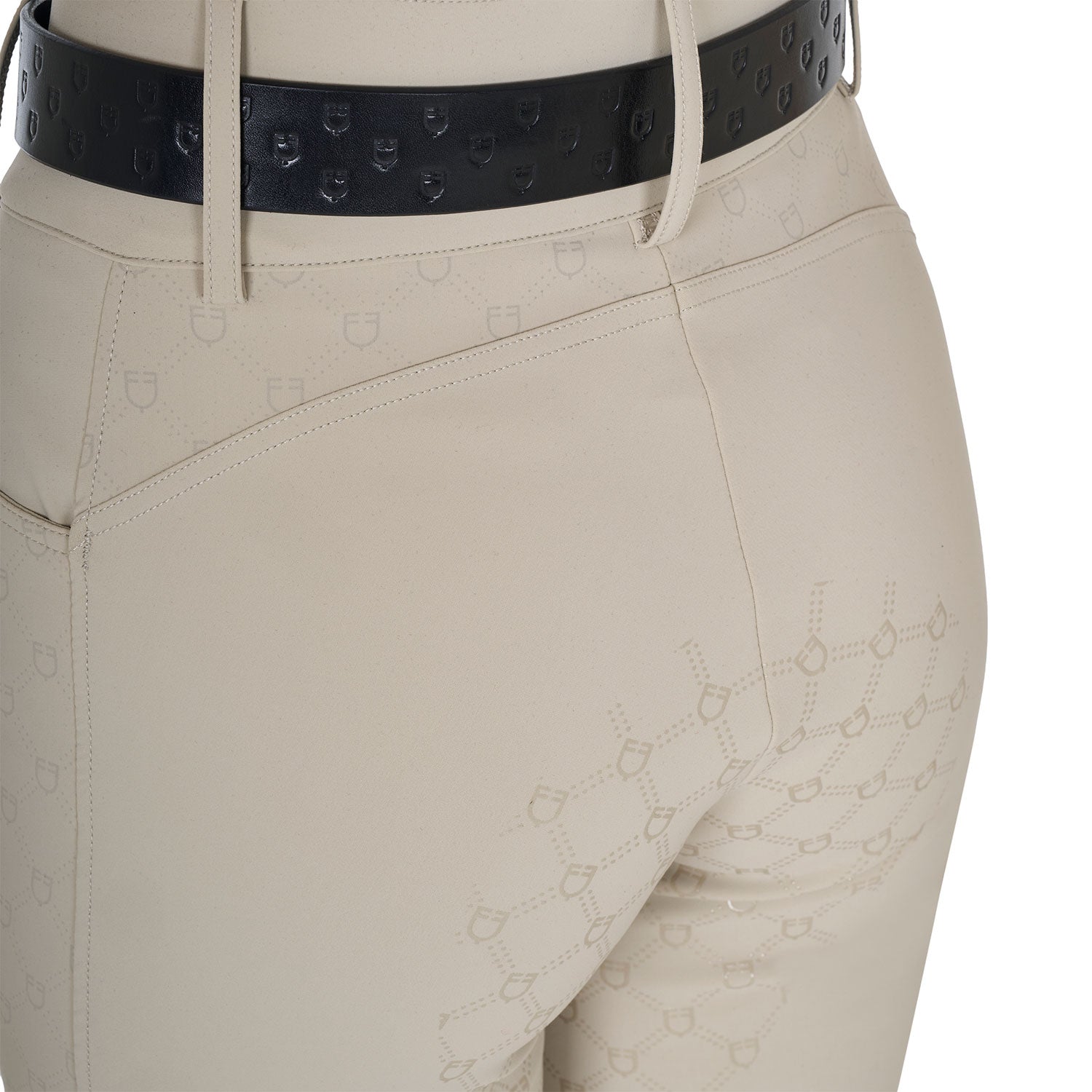 Equestro Pantaloni Donna a Vita Alta Monogram