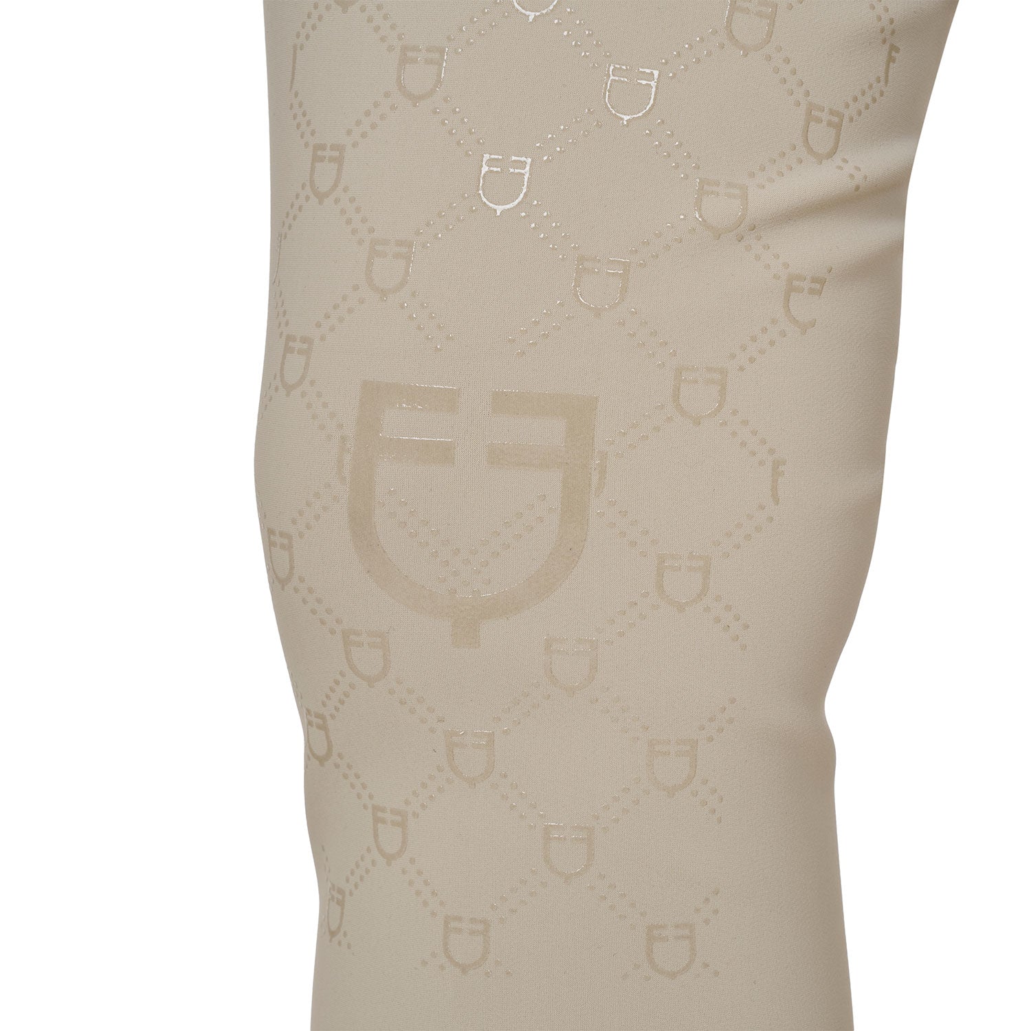 Equestro Pantaloni Donna a Vita Alta Monogram