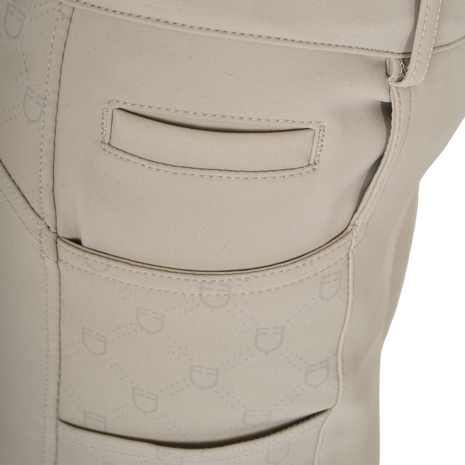 Equestro Pantaloni Donna a Vita Alta Monogram