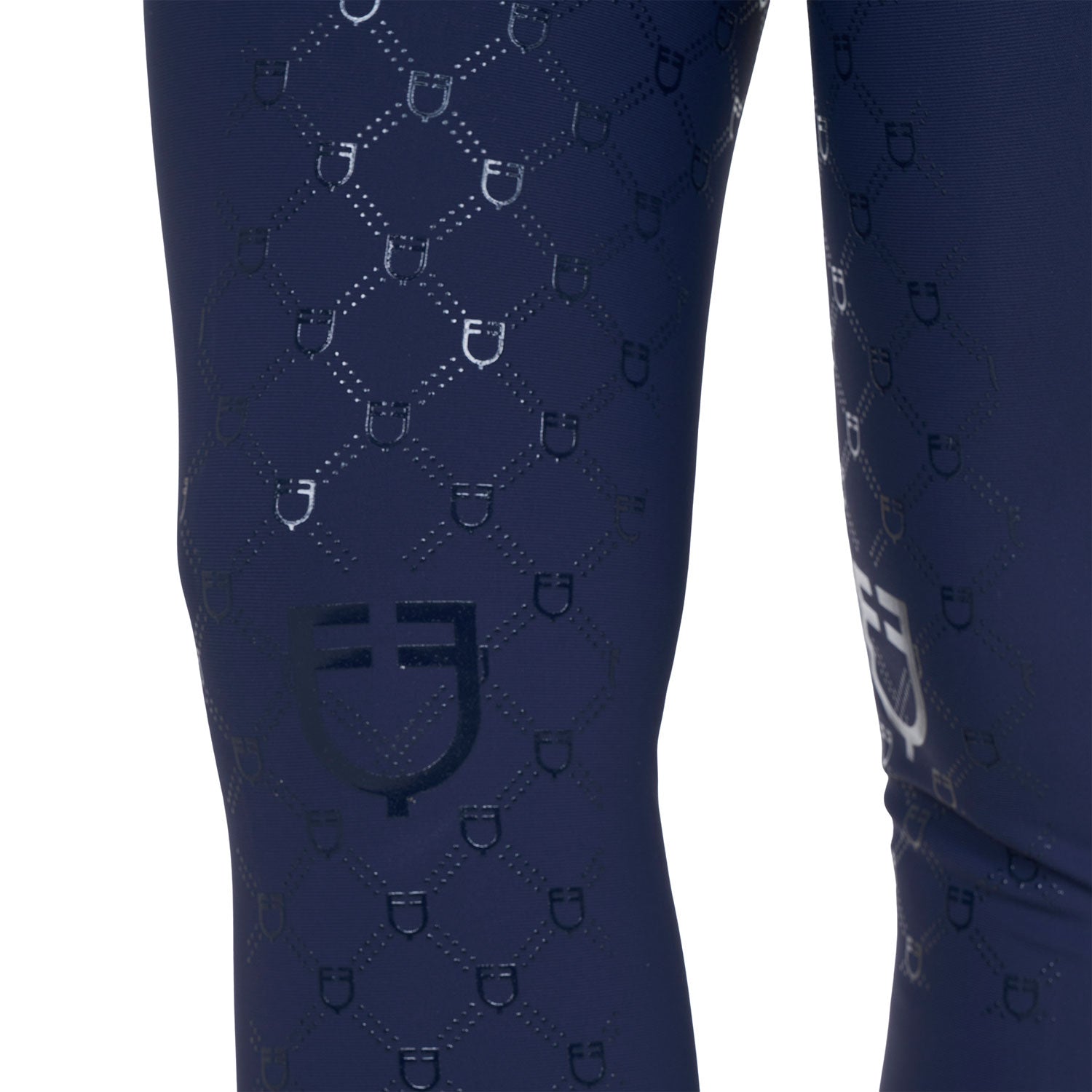 Equestro Pantaloni Donna a Vita Alta Monogram