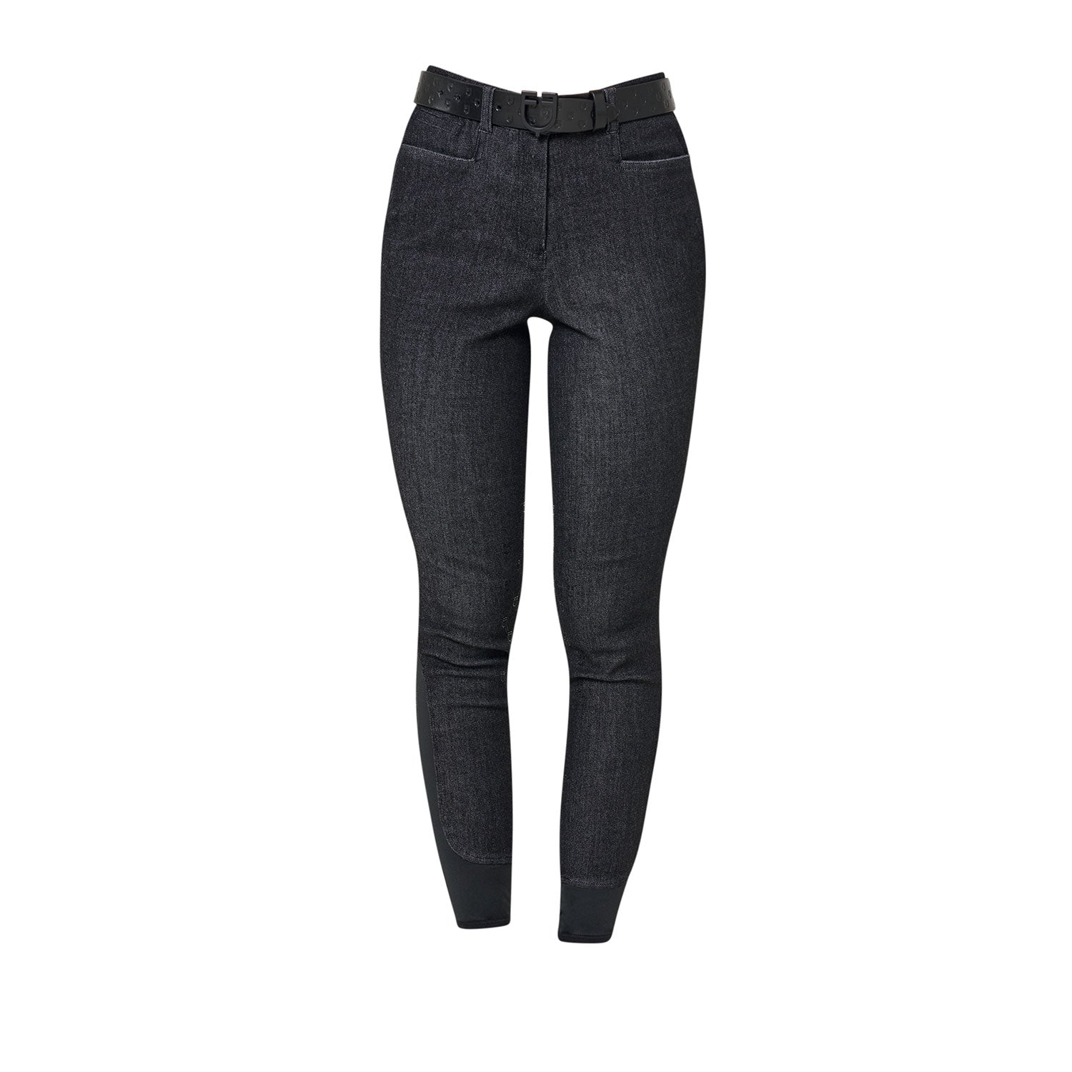 Equestro Pantaloni Donna in Tessuto Denim
