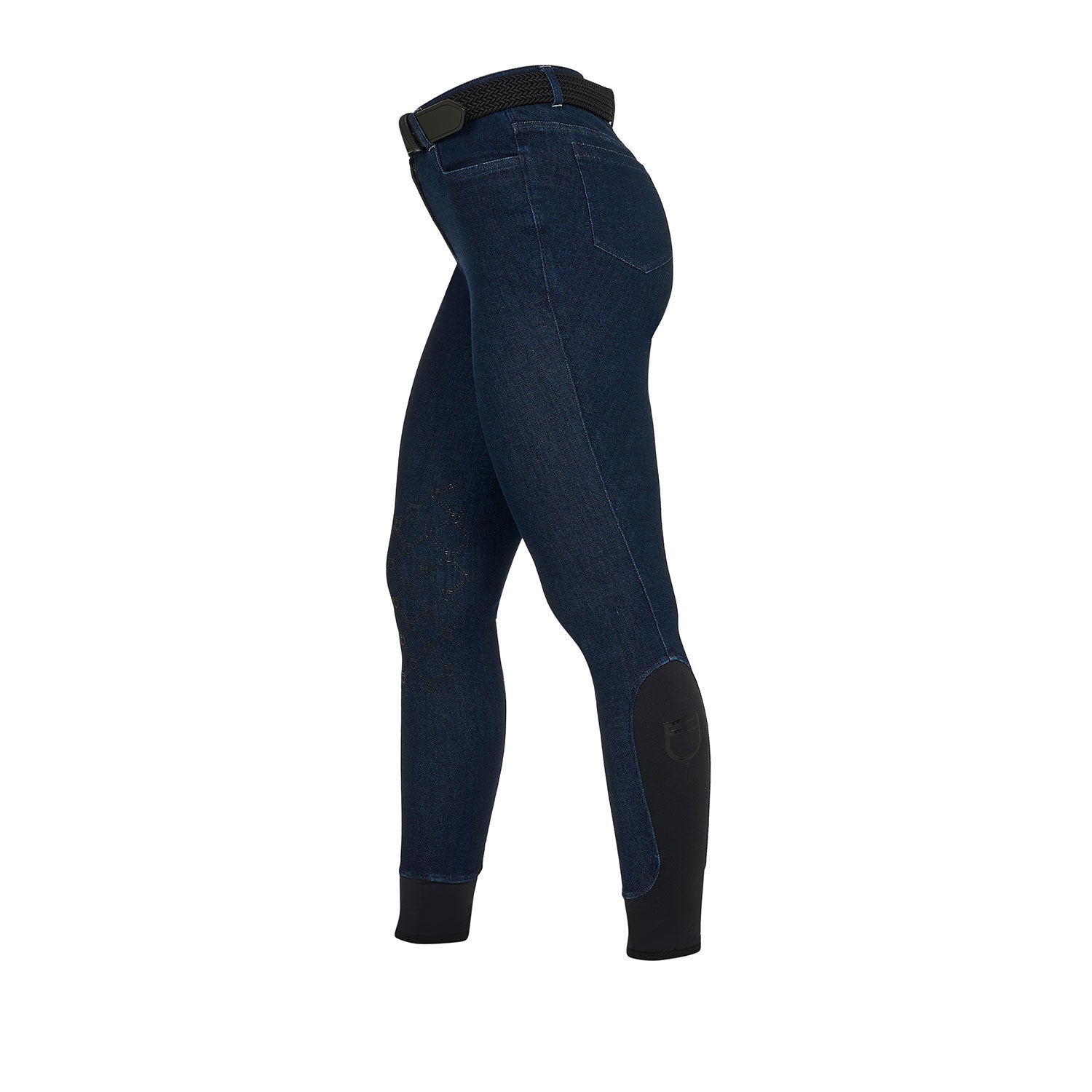 Equestro Pantaloni Donna in Tessuto Denim