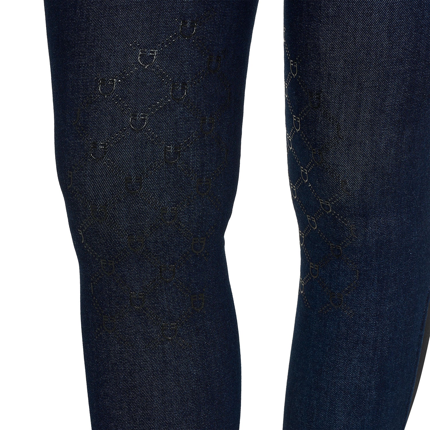 Equestro Pantaloni Donna in Tessuto Denim