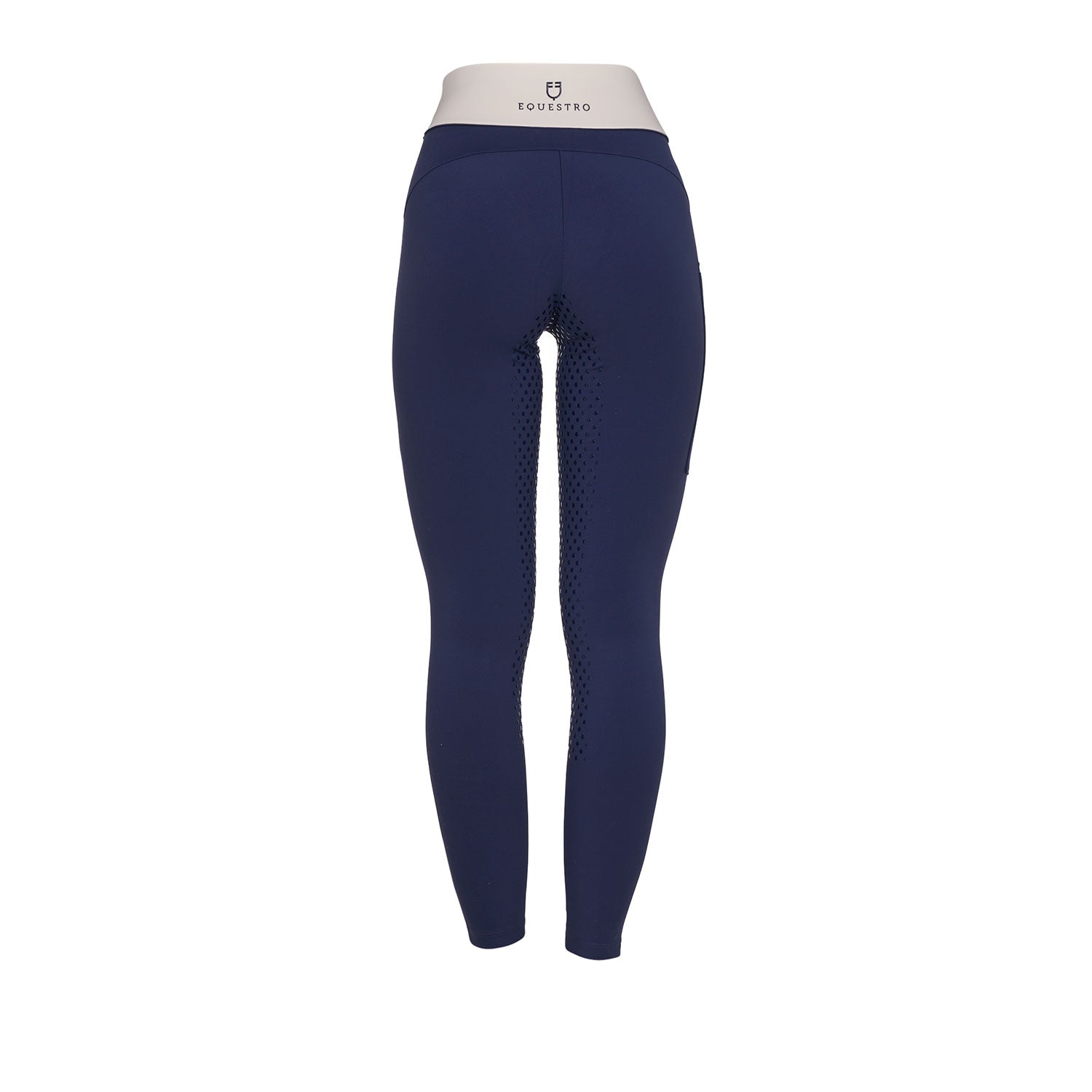 Equestro Leggings Donna Full Grip Bicolore