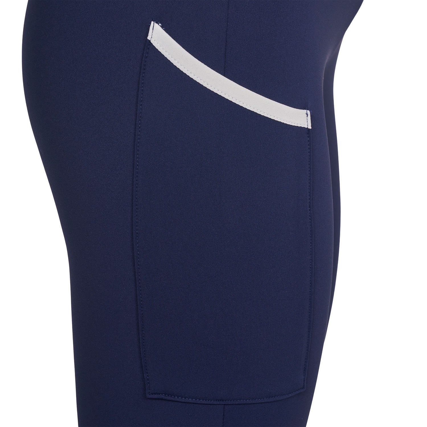 Equestro Leggings Donna Full Grip Bicolore