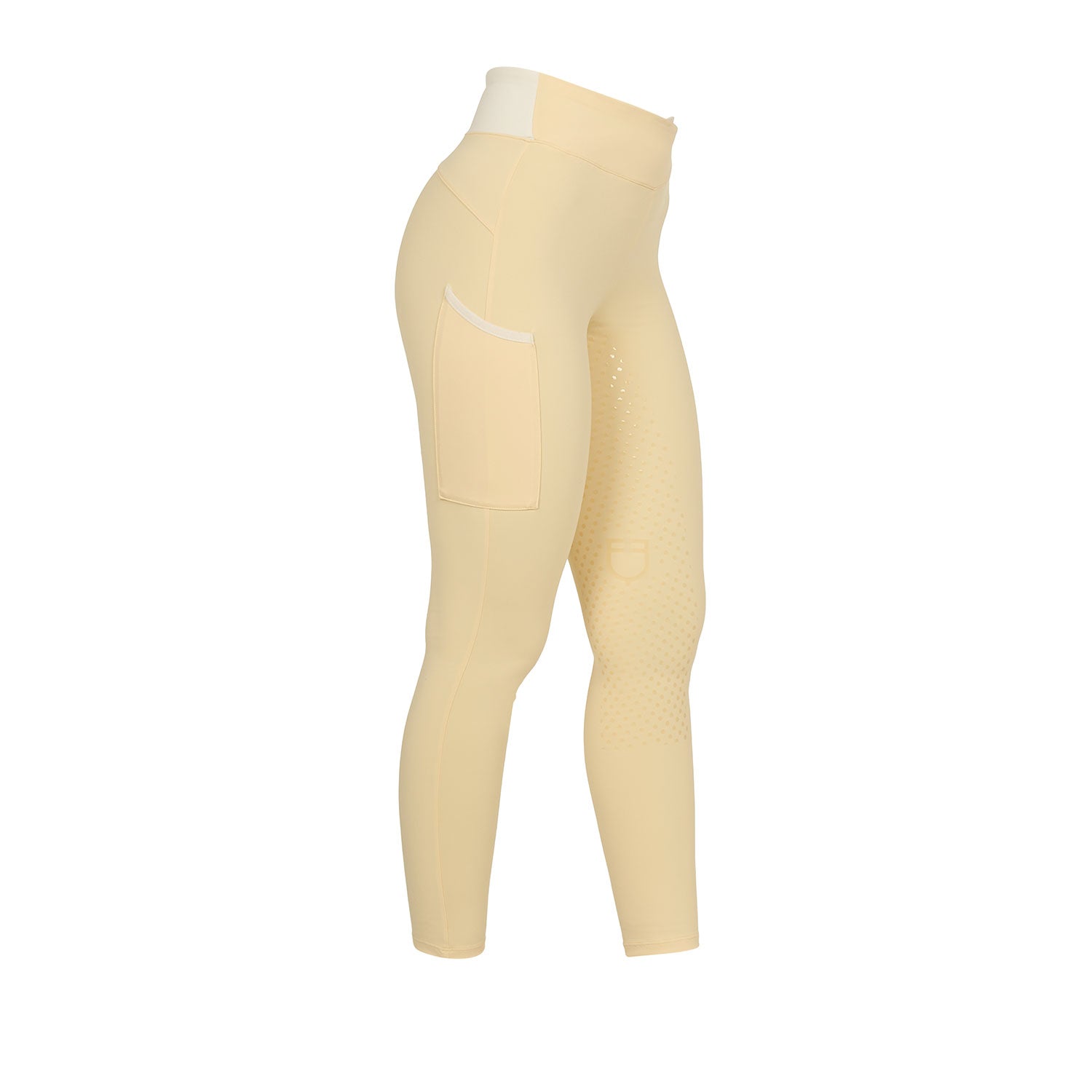 Equestro Leggings Donna Full Grip Bicolore