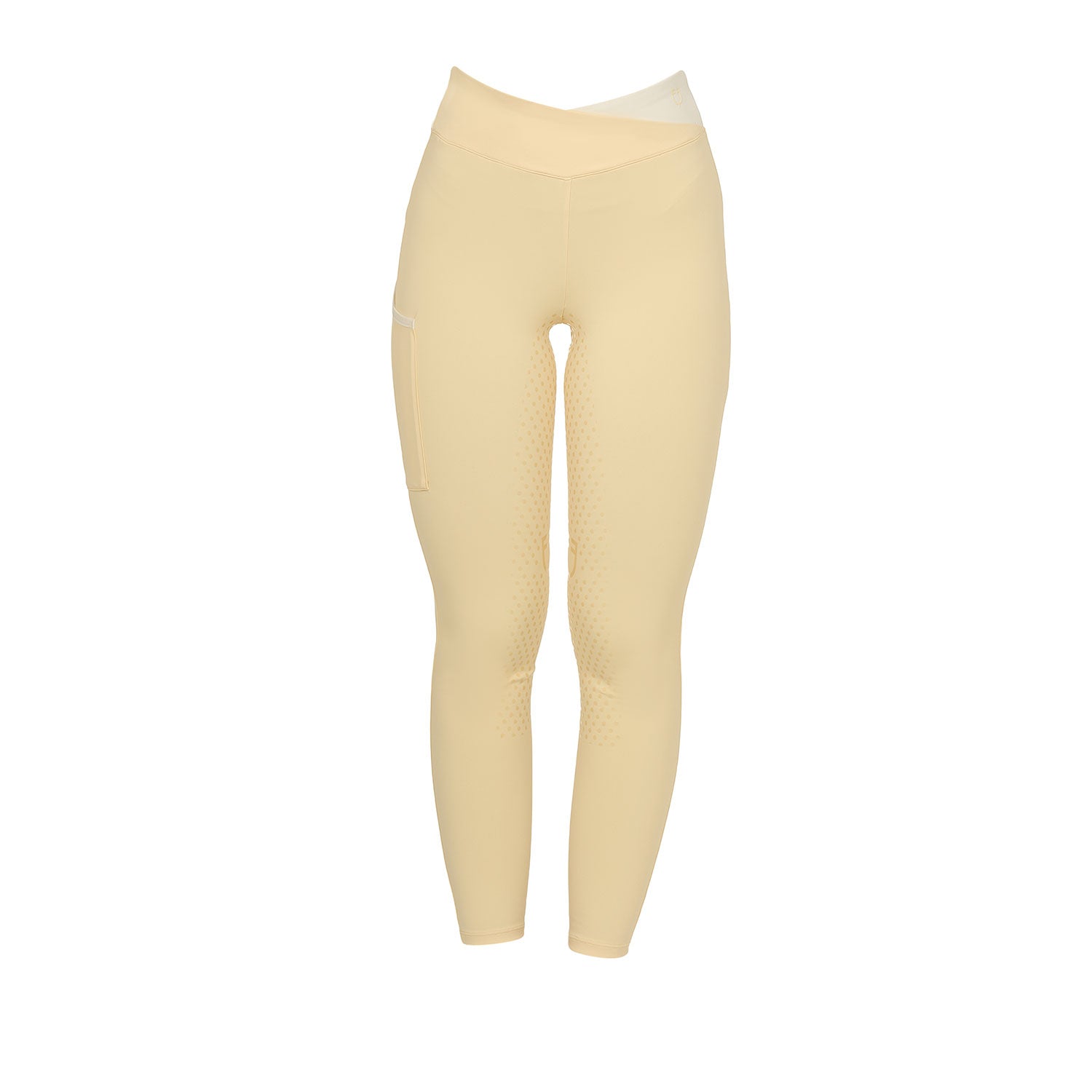 Equestro Leggings Donna Full Grip Bicolore