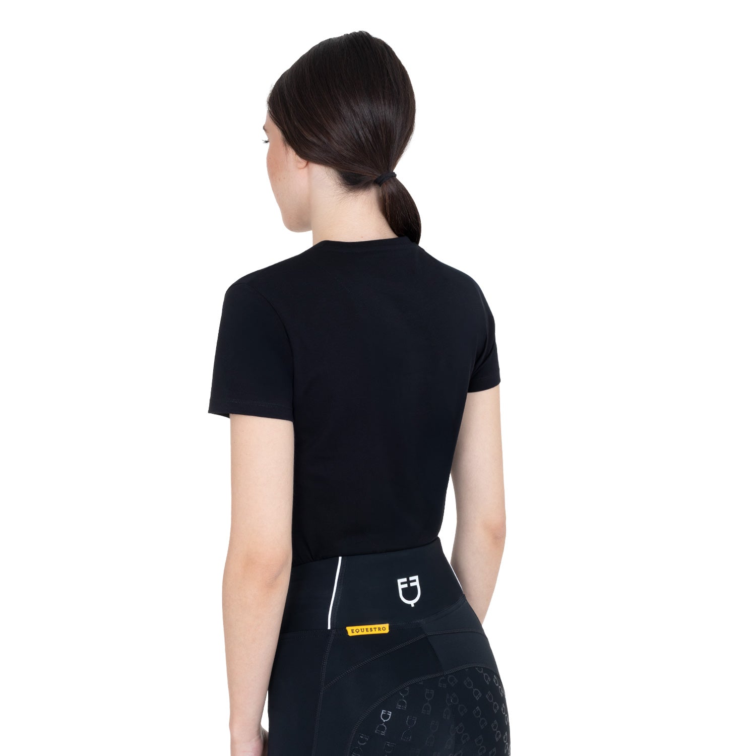 Equestro T Shirt Donna Horse Love in Cotone