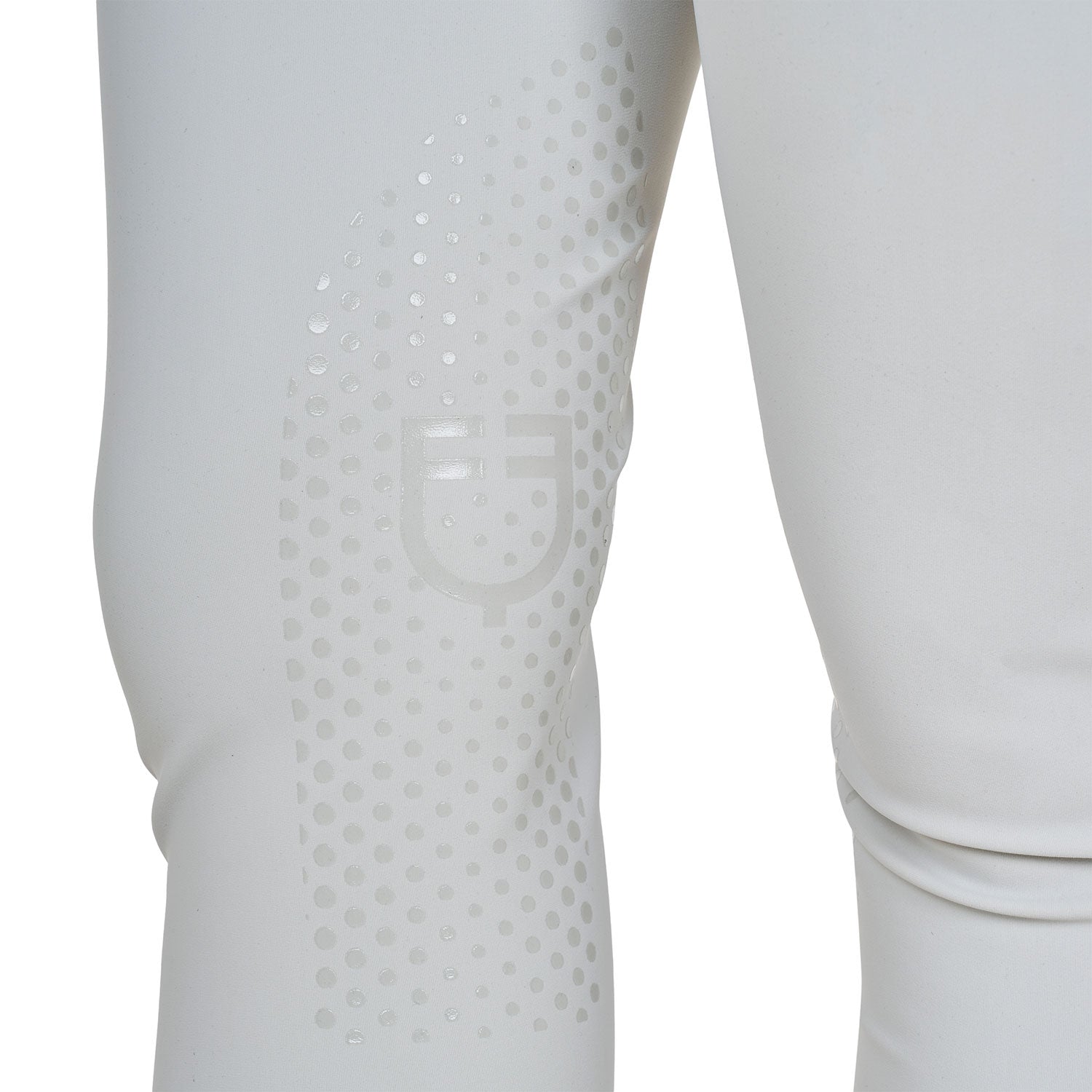 Equestro Pantaloni Donna a Vita Alta Logo in Strass
