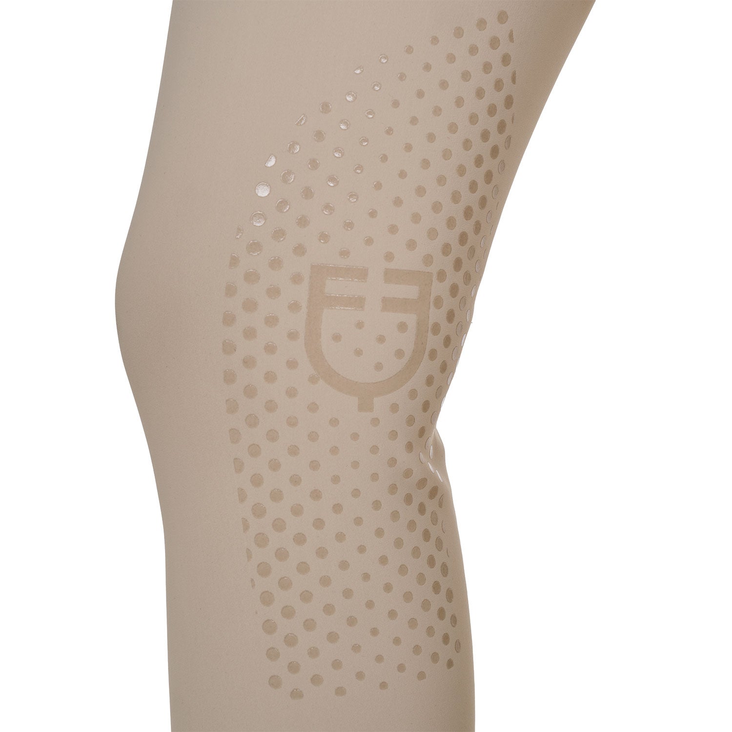 Equestro Pantaloni Donna a Vita Alta Logo in Strass