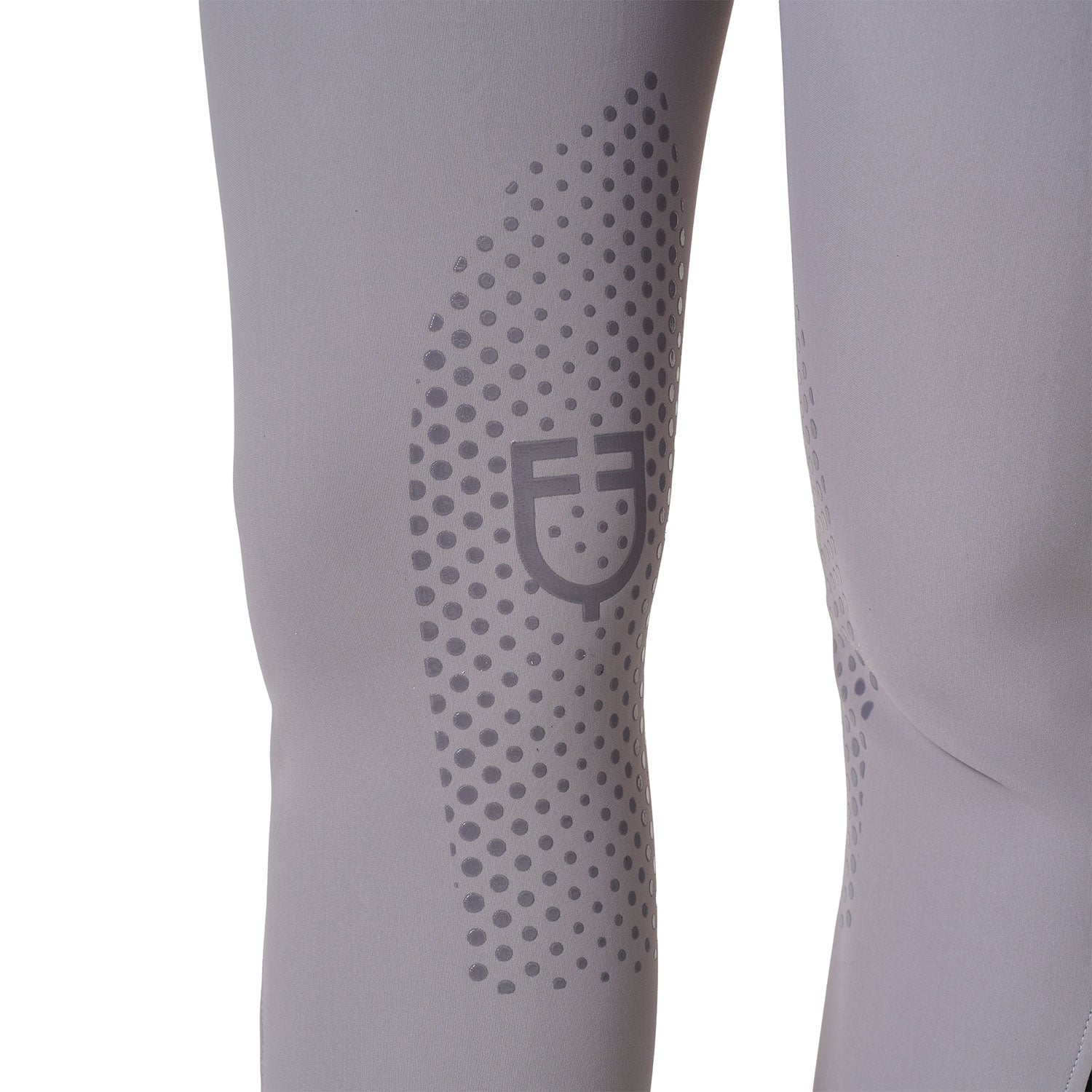 Equestro Pantaloni Donna a Vita Alta Logo in Strass