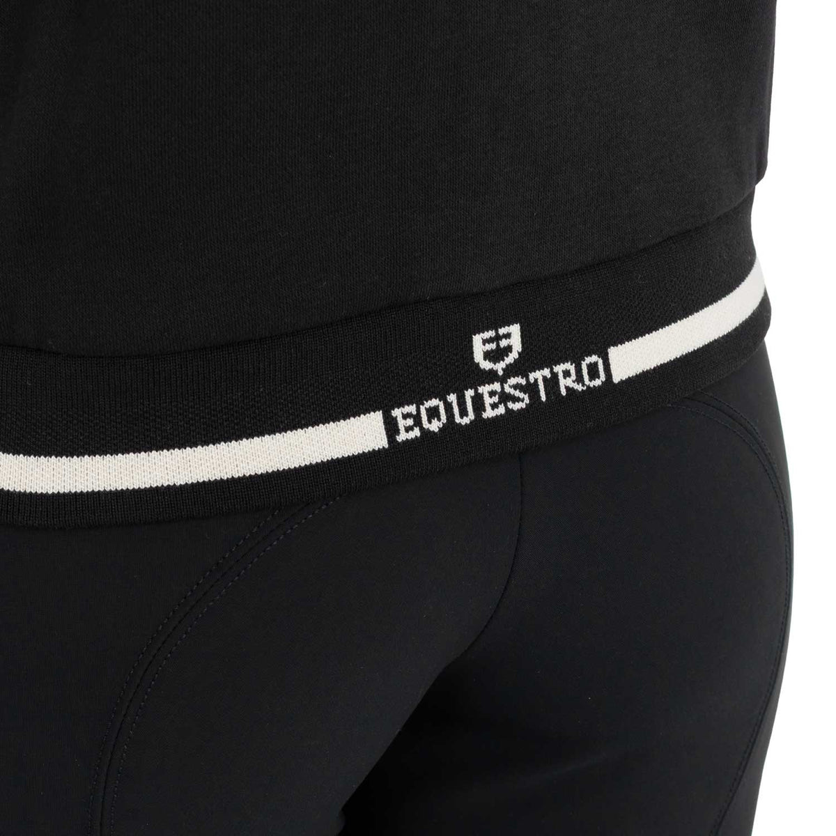 Equestro Felpa Donna con Cappuccio e Zip Frontale