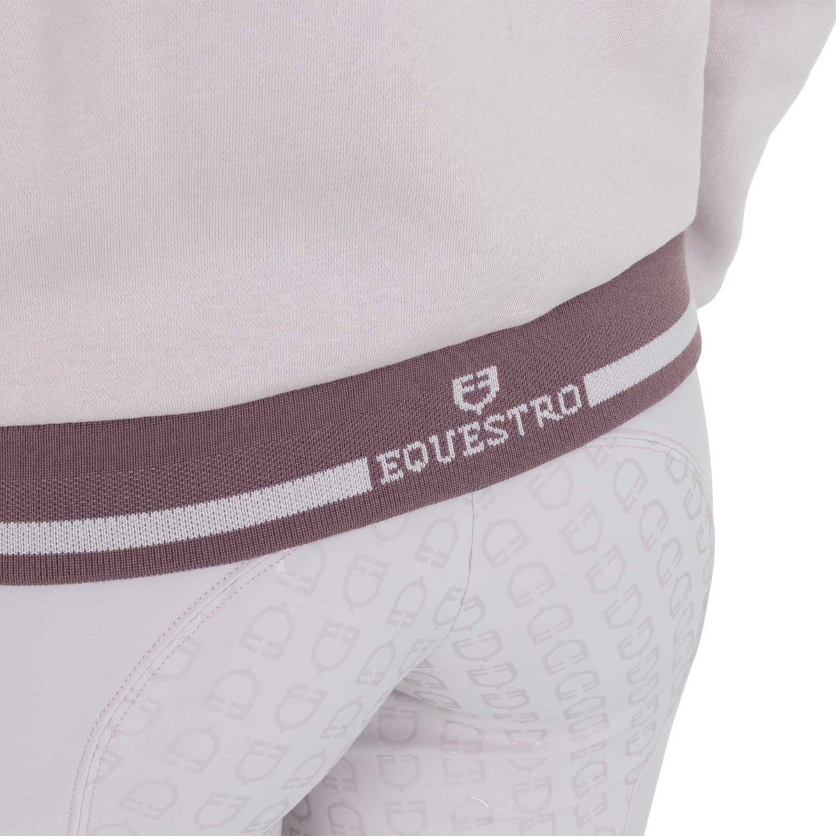 Equestro Felpa Donna con Cappuccio e Zip Frontale