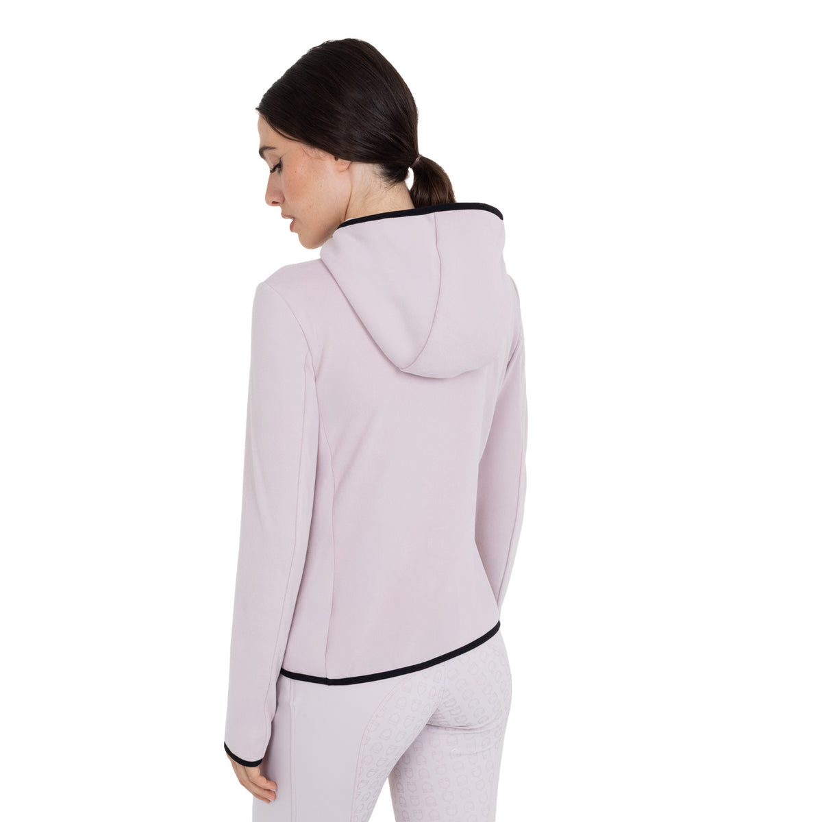 Equestro Felpa Donna in Pile con Zip