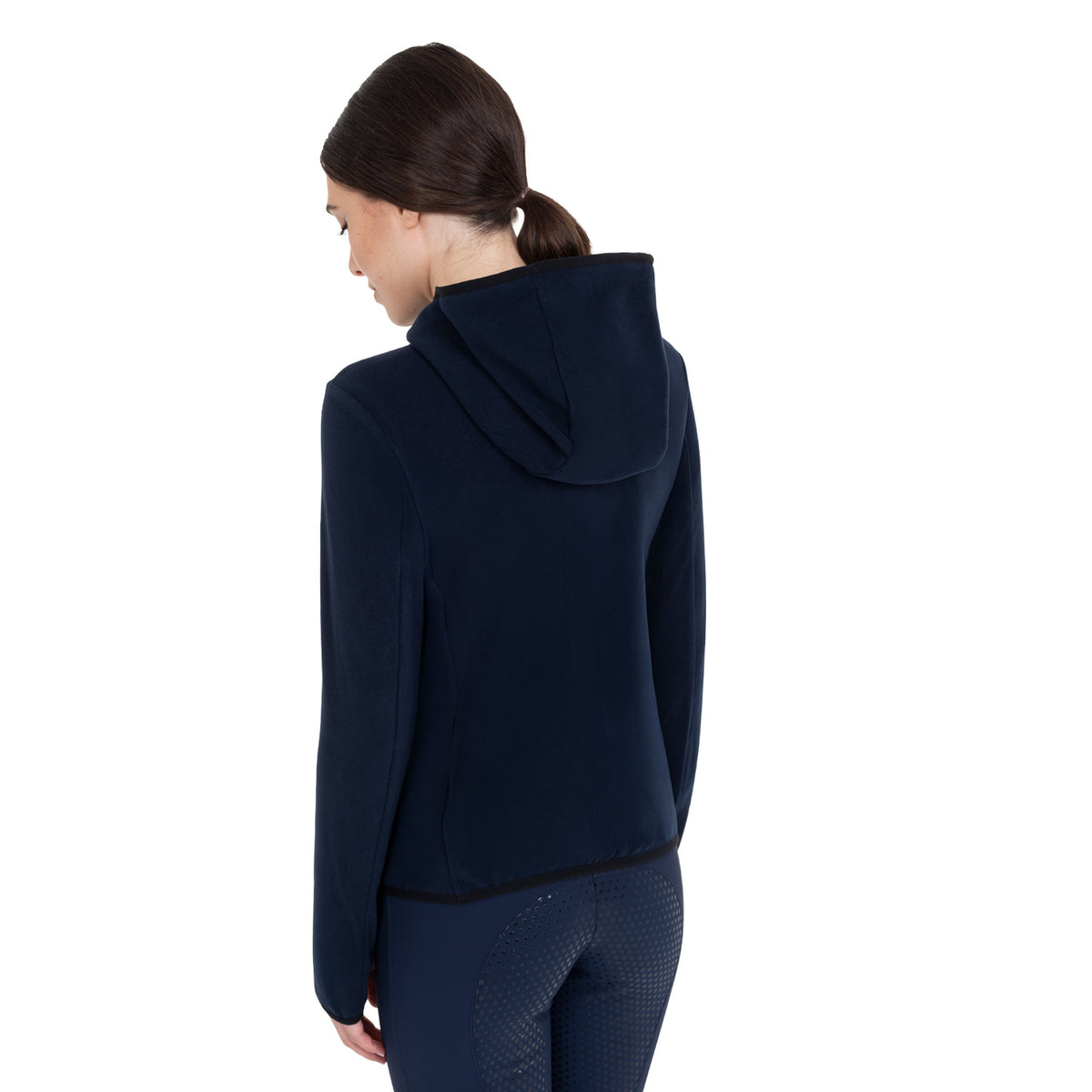Equestro Felpa Donna in Pile con Zip