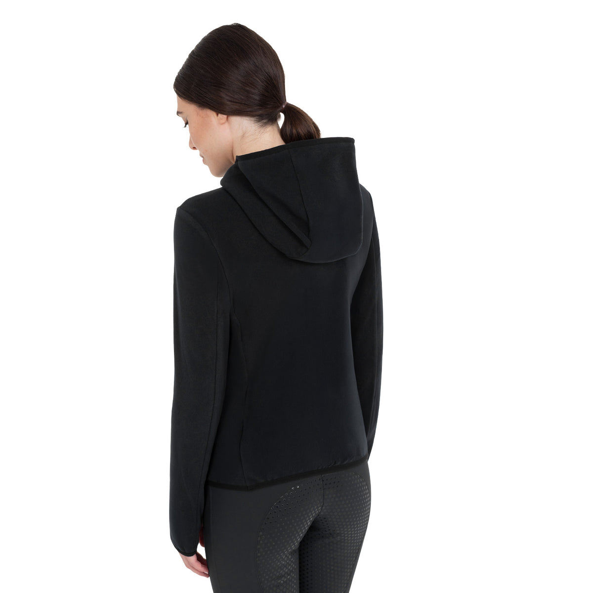 Equestro Felpa Donna in Pile con Zip