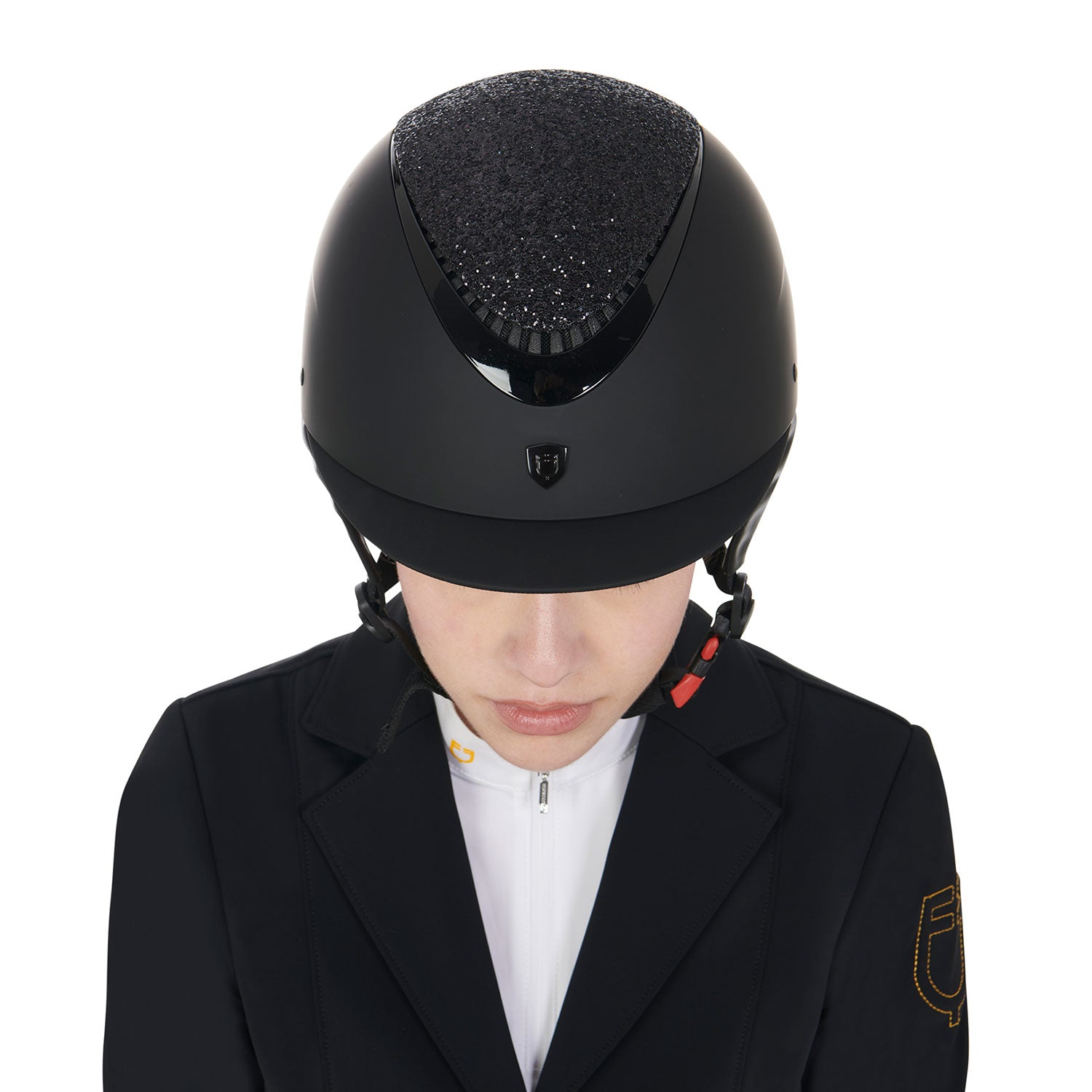 Equestro Cap Visiera Stretta con Brillantini Omologazione En