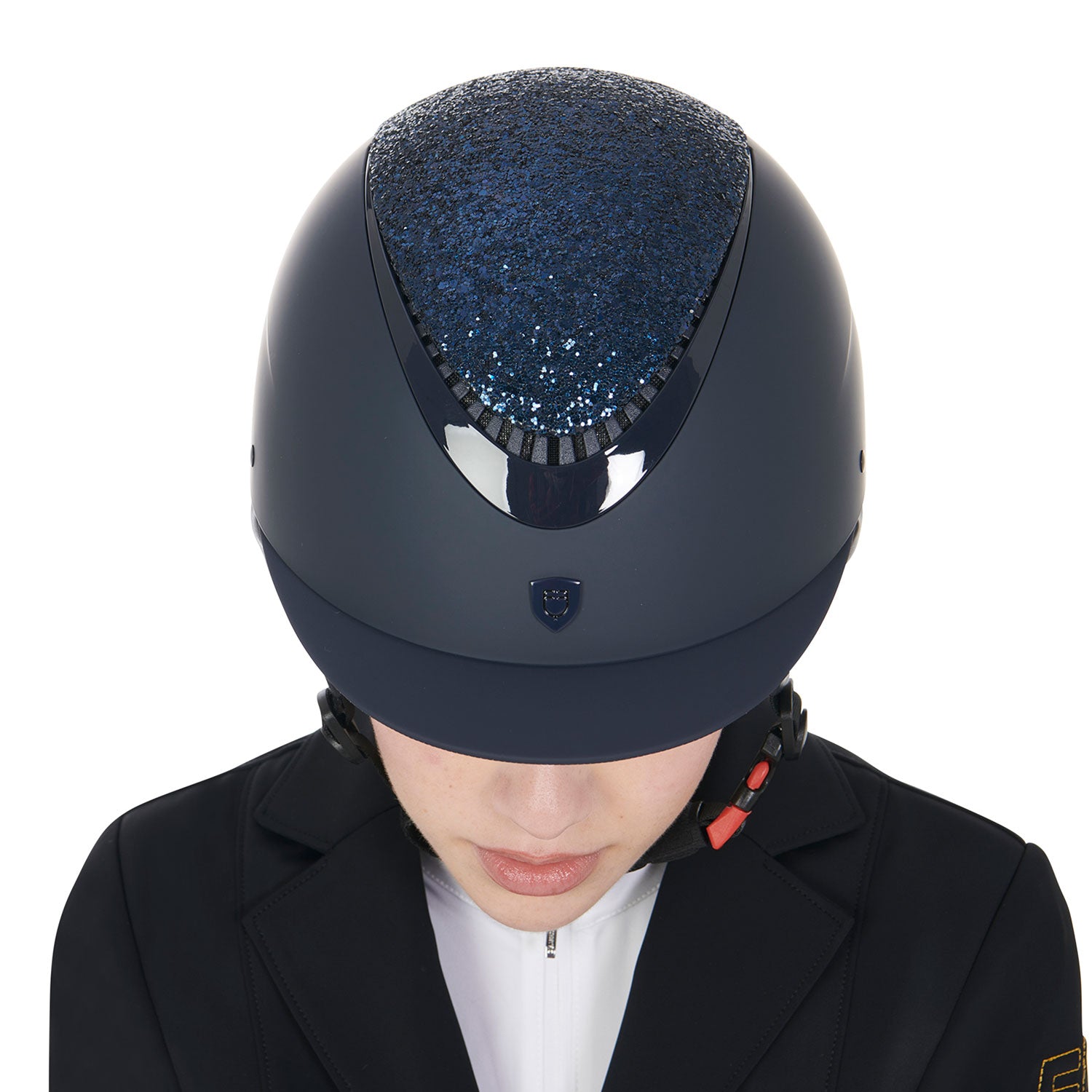 Equestro Cap Visiera Stretta con Brillantini Omologazione En