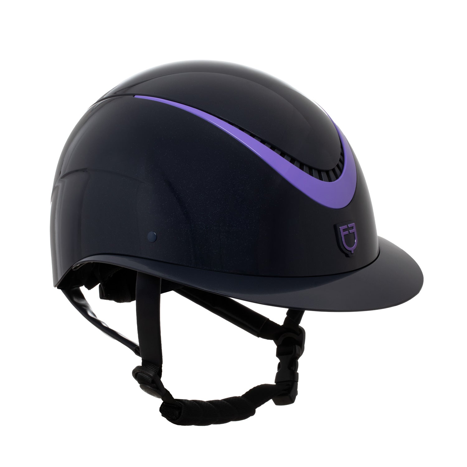Equestro Cap Lucido Cinturino in Ecopelle Omologazione En