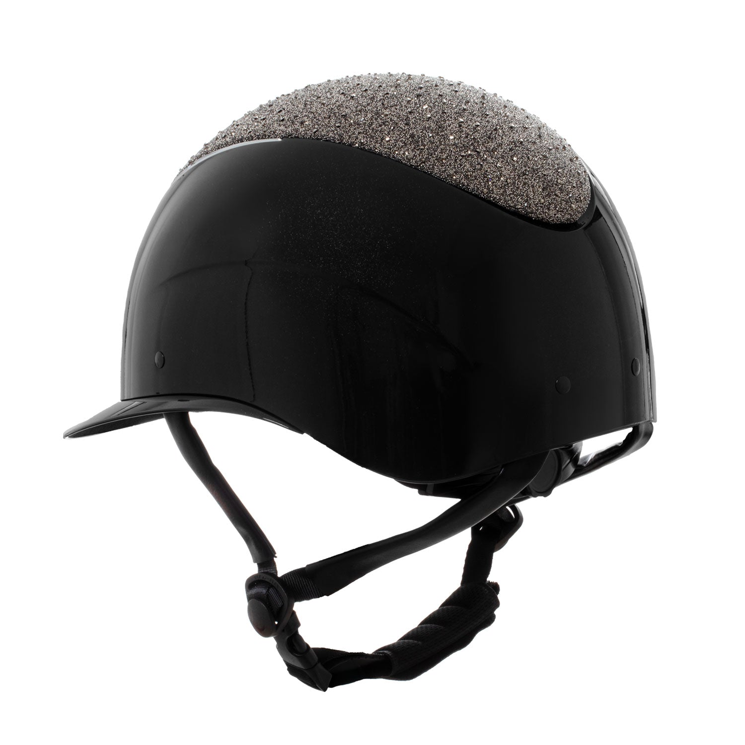 Equestro Cap con Visiera Larga e Brillantini Omologazione En