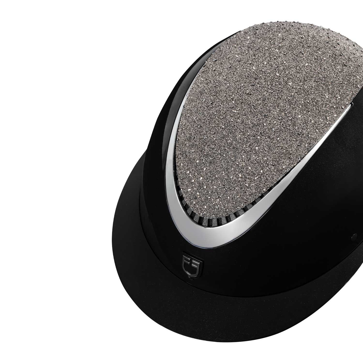 Equestro Cap con Visiera Larga e Brillantini Omologazione En