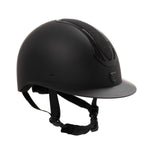 Equestro Cap Donna Azael Stone Visiera Larga e Strass Omologazione En