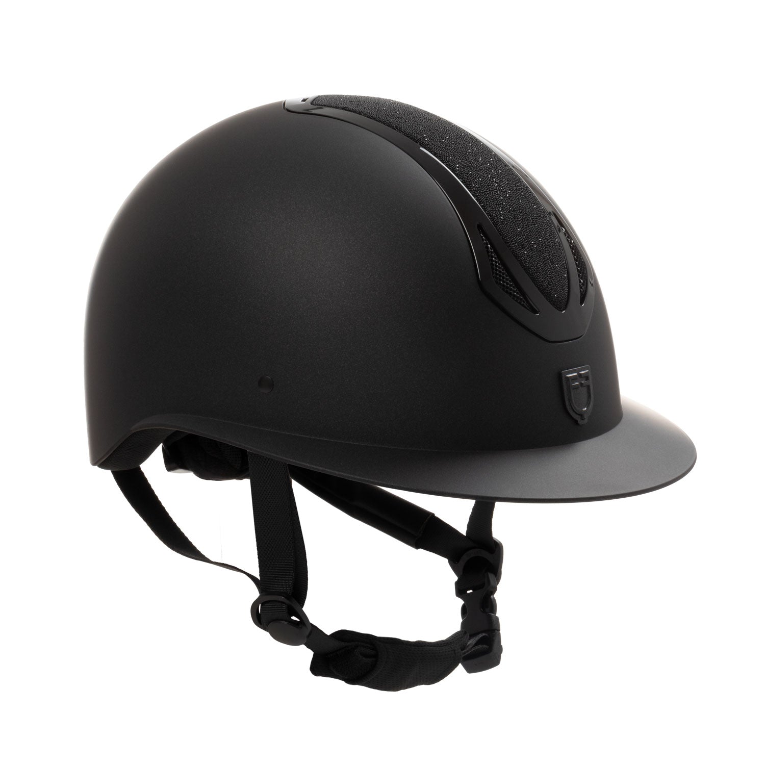 Equestro Cap Donna Azael Stone Visiera Larga e Strass Omologazione En