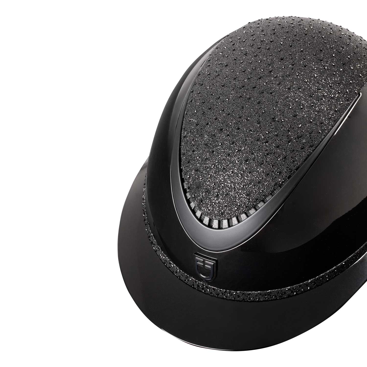 Equestro Cap con Visiera Larga e Brillantini Omologazione En