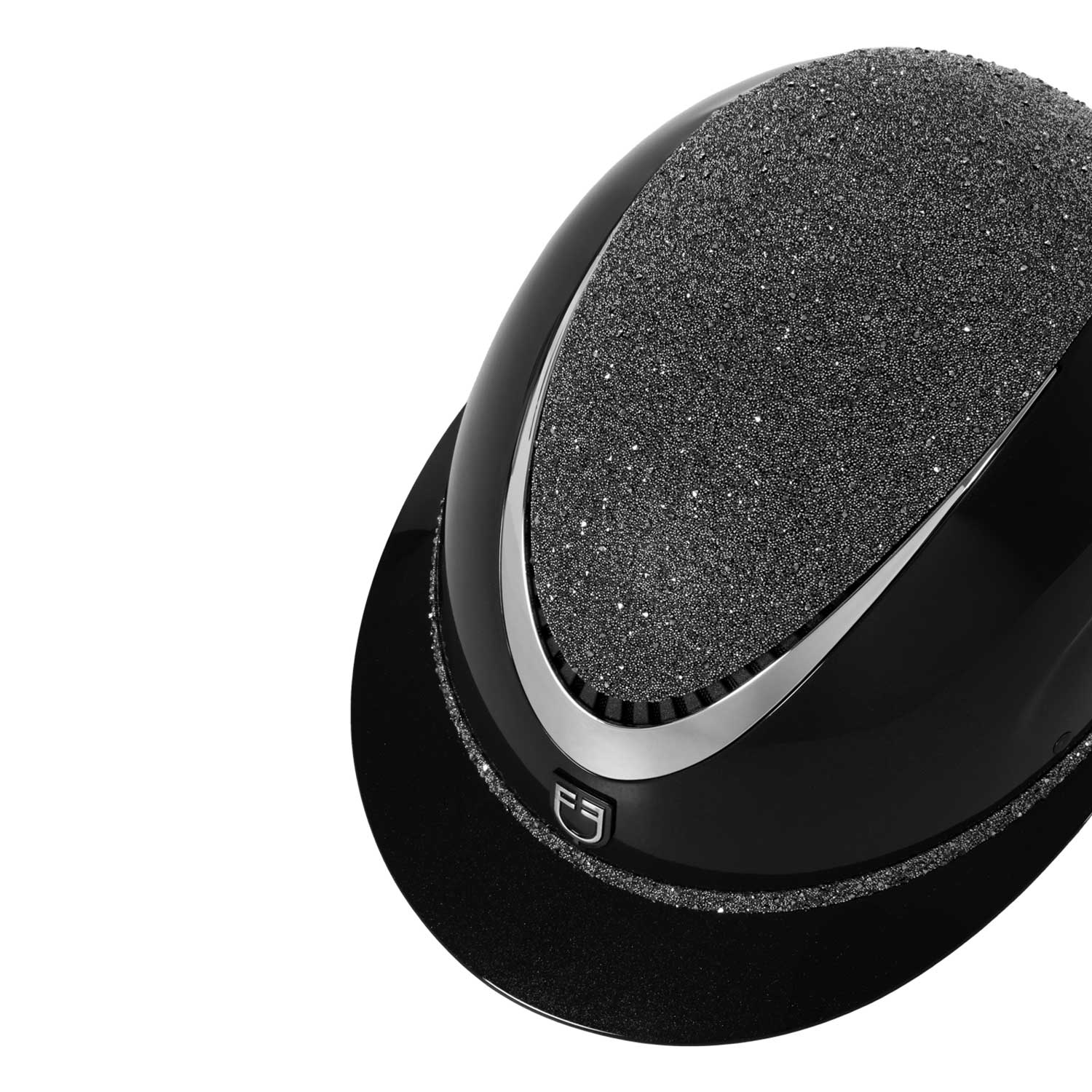Equestro Cap con Visiera Larga e Brillantini Omologazione En