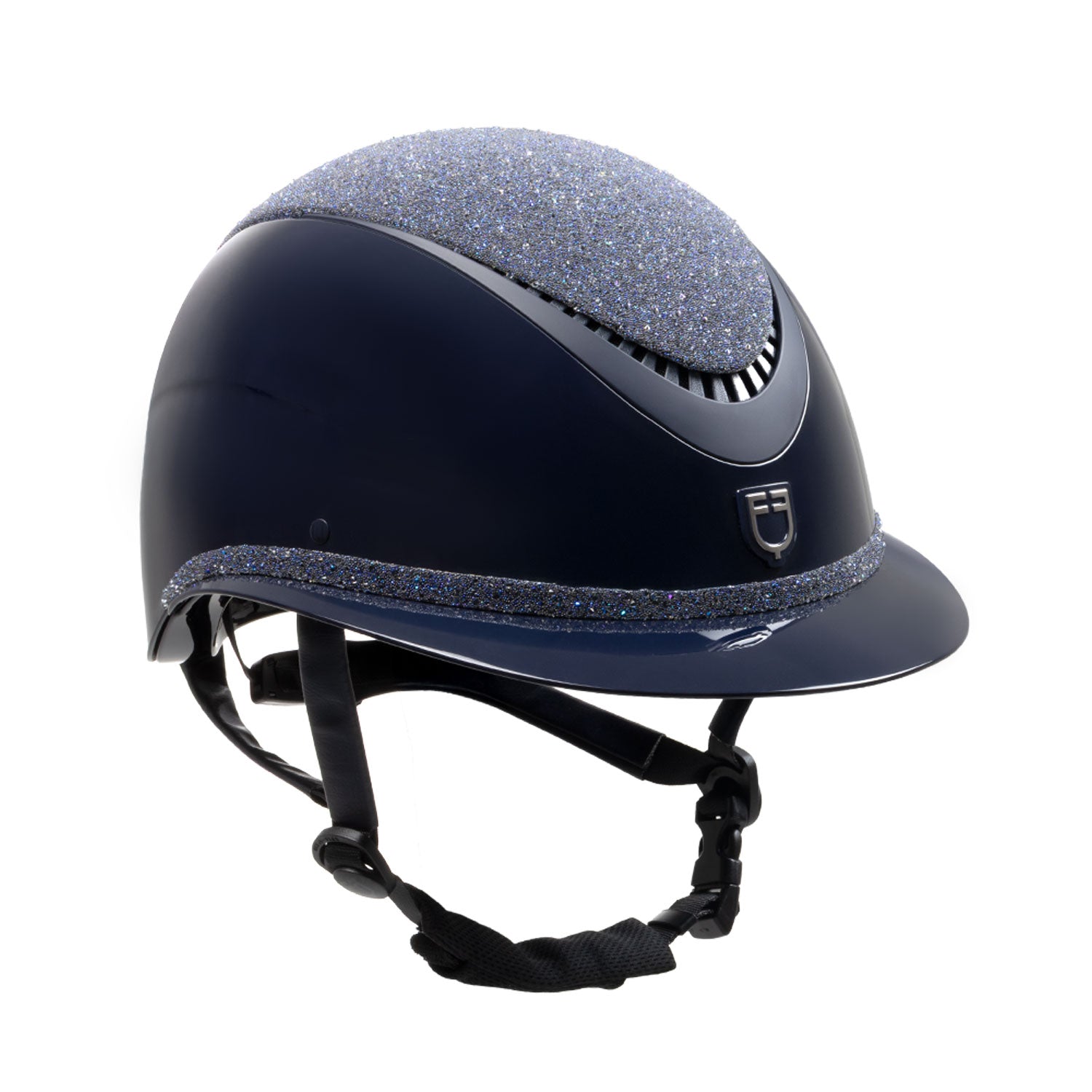 Equestro Cap con Visiera Larga e Brillantini Omologazione En