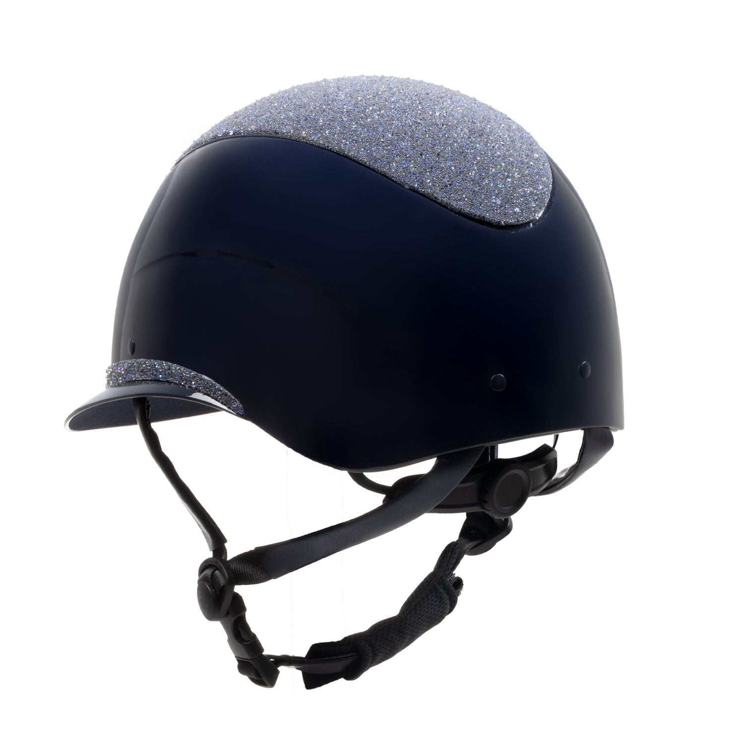 Equestro Cap con Visiera Larga e Brillantini Omologazione En