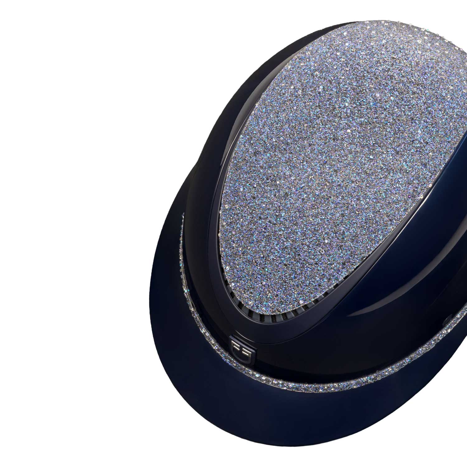 Equestro Cap con Visiera Larga e Brillantini Omologazione En
