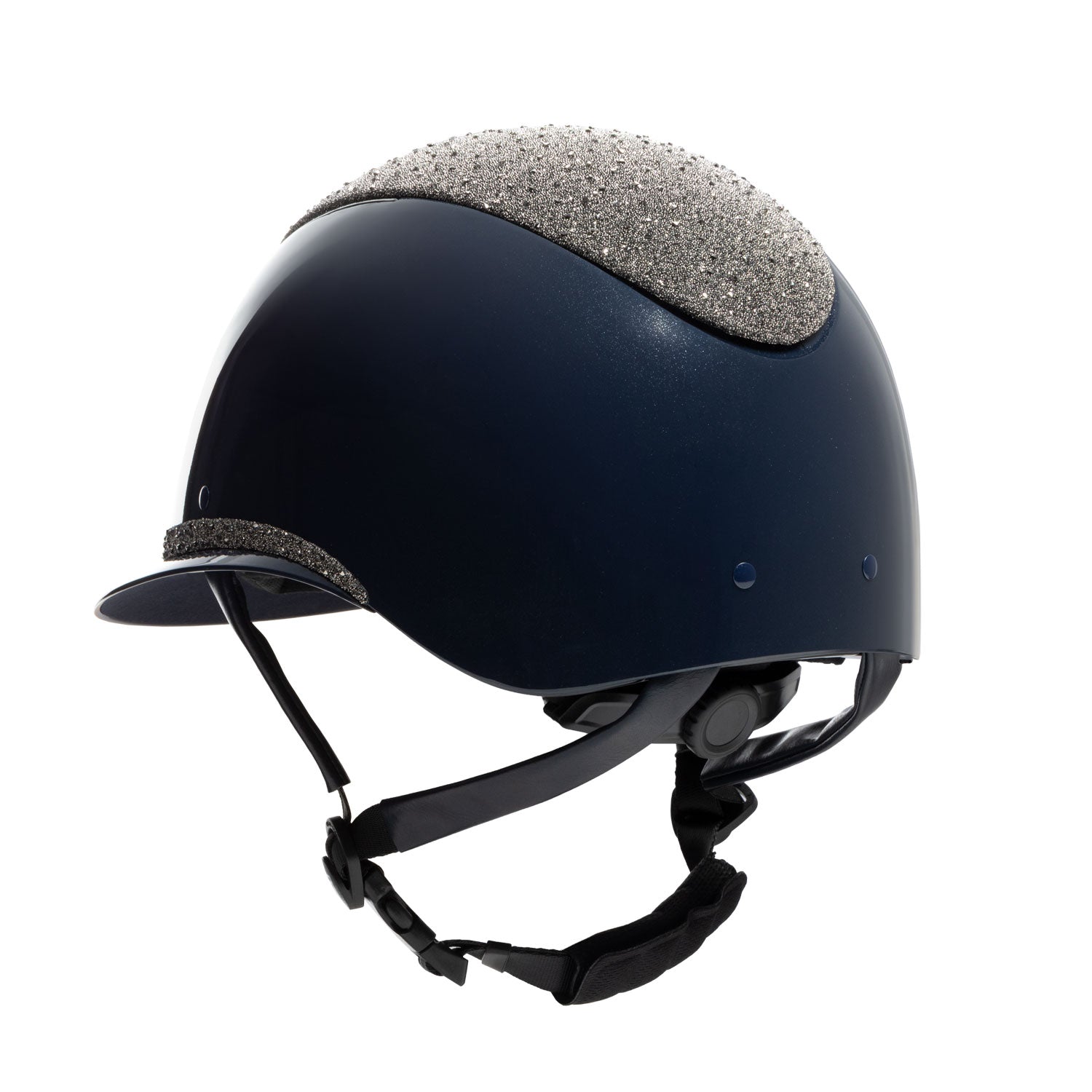 Equestro Cap con Visiera Larga e Brillantini Omologazione En