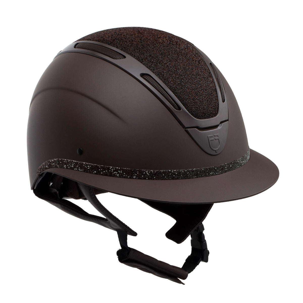 Equestro Womens Apocalypse Diamonds Matte Shell Wide Visor Helmet Detac Adjuster