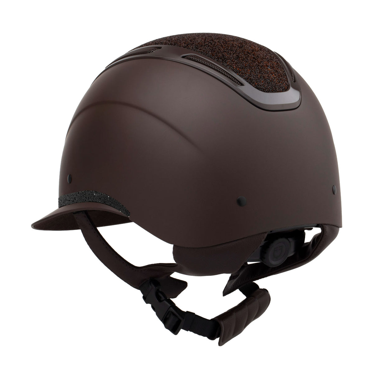 Equestro Womens Apocalypse Diamonds Matte Shell Wide Visor Helmet Detac Adjuster