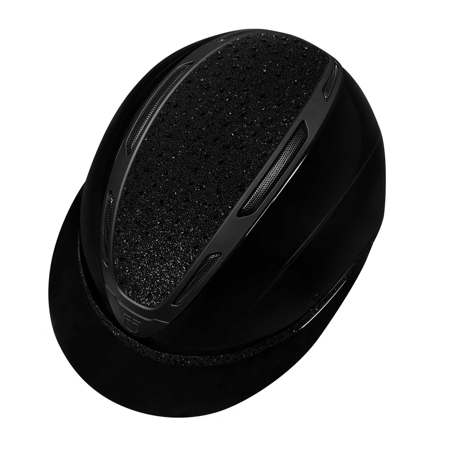 Equestro Cap Apocalypse Donna Calotta Lucida e Brillantini Omologazione En