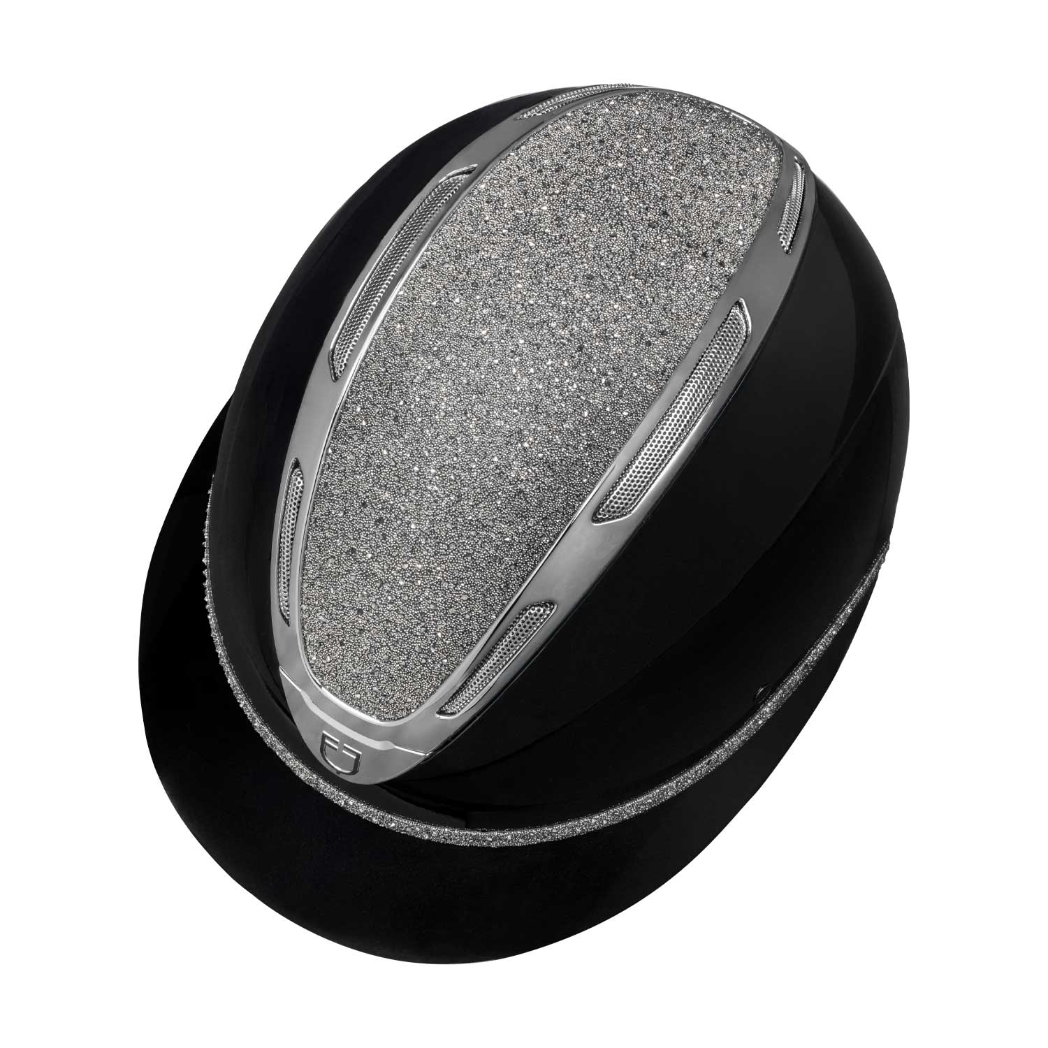Equestro Cap Apocalypse Donna Calotta Lucida e Brillantini Omologazione En