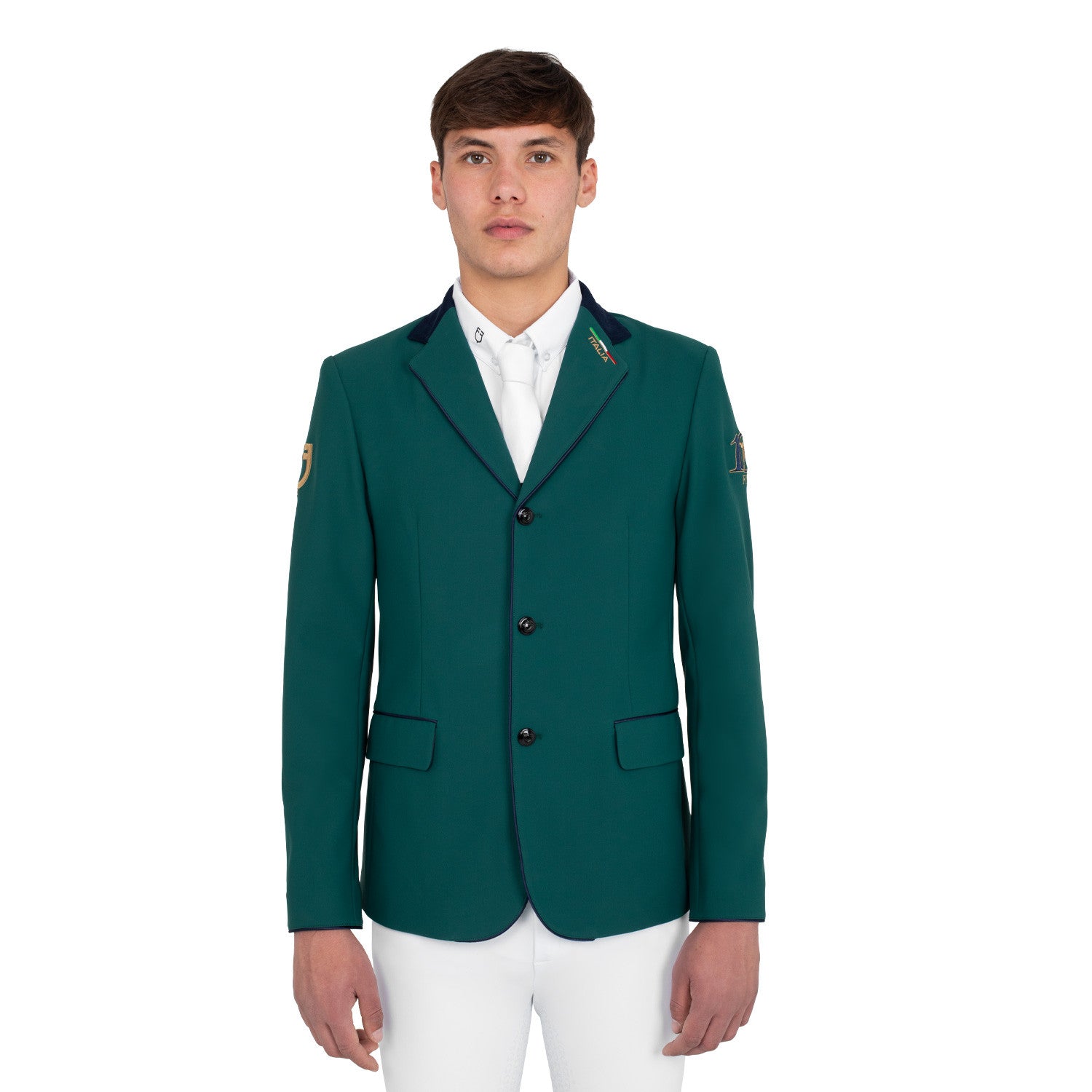 Giacca uomo concorso tre bottoni Equestro X FISE 100