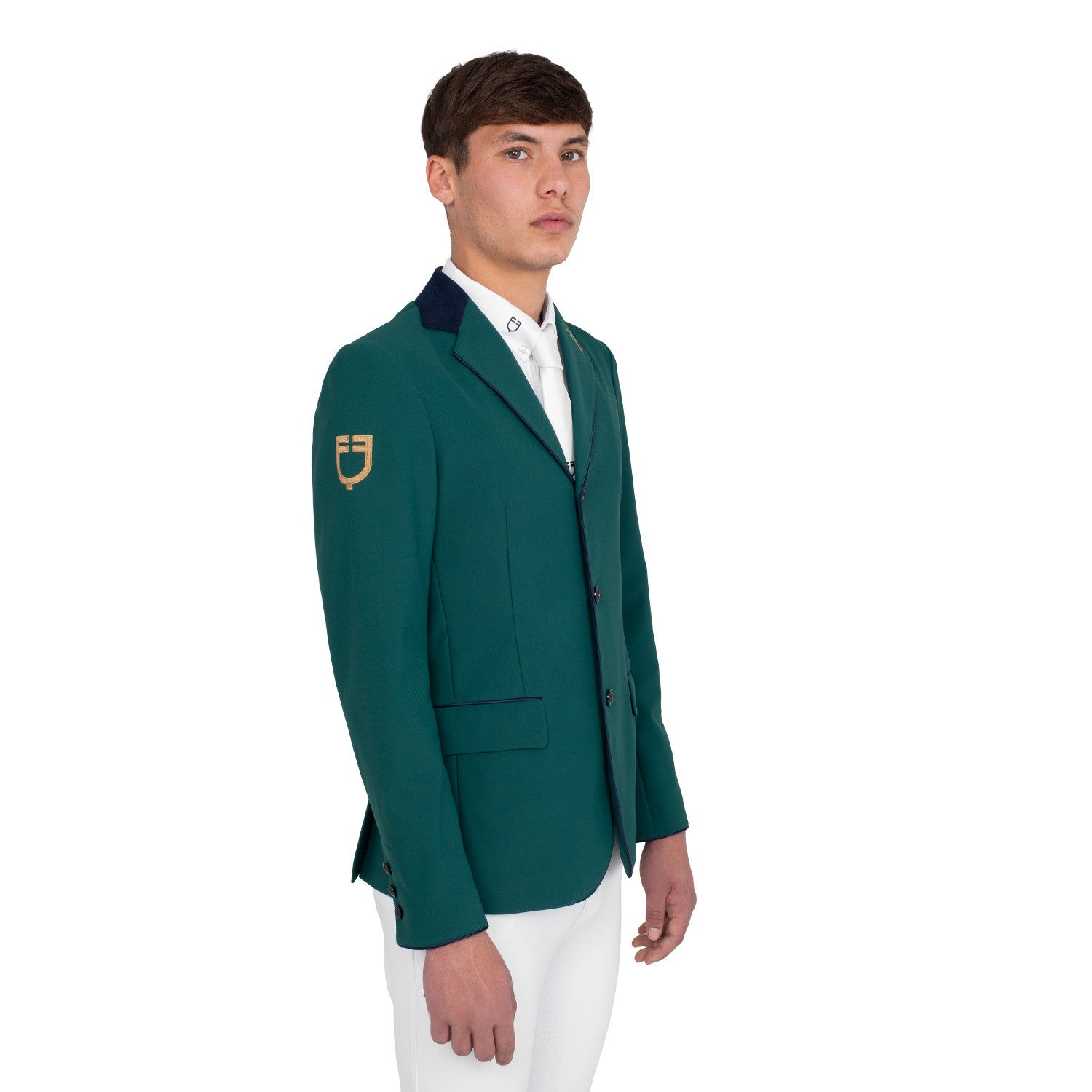 Giacca uomo concorso tre bottoni Equestro X FISE 100