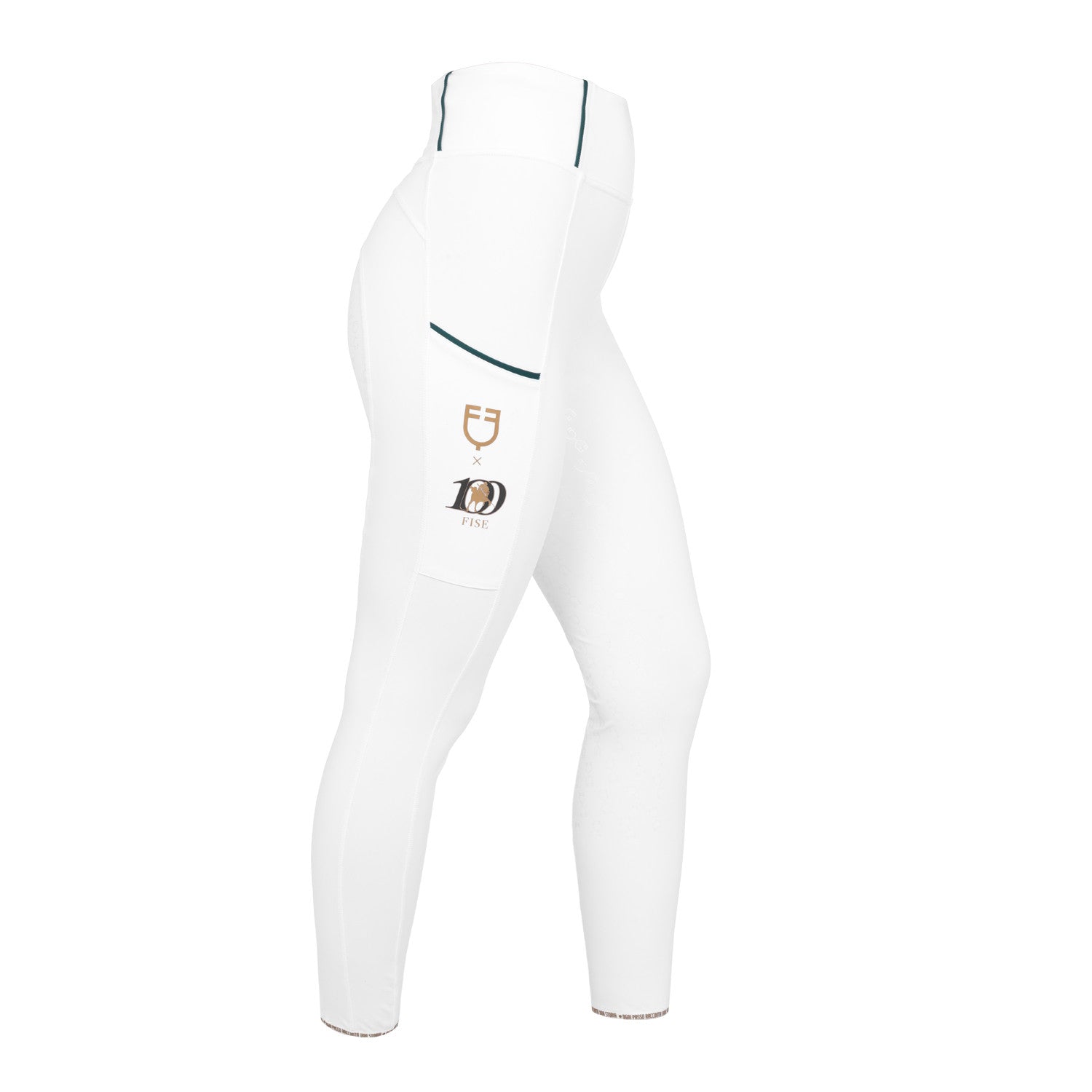 Leggings donna slim fit full grip Equestro X FISE 100