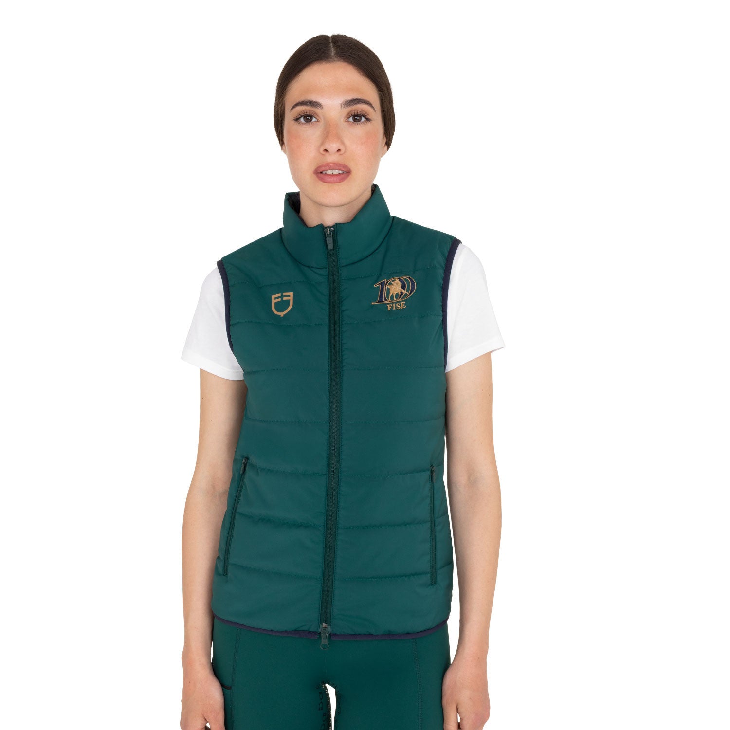 Smanicato donna slim fit Equestro X FISE 100