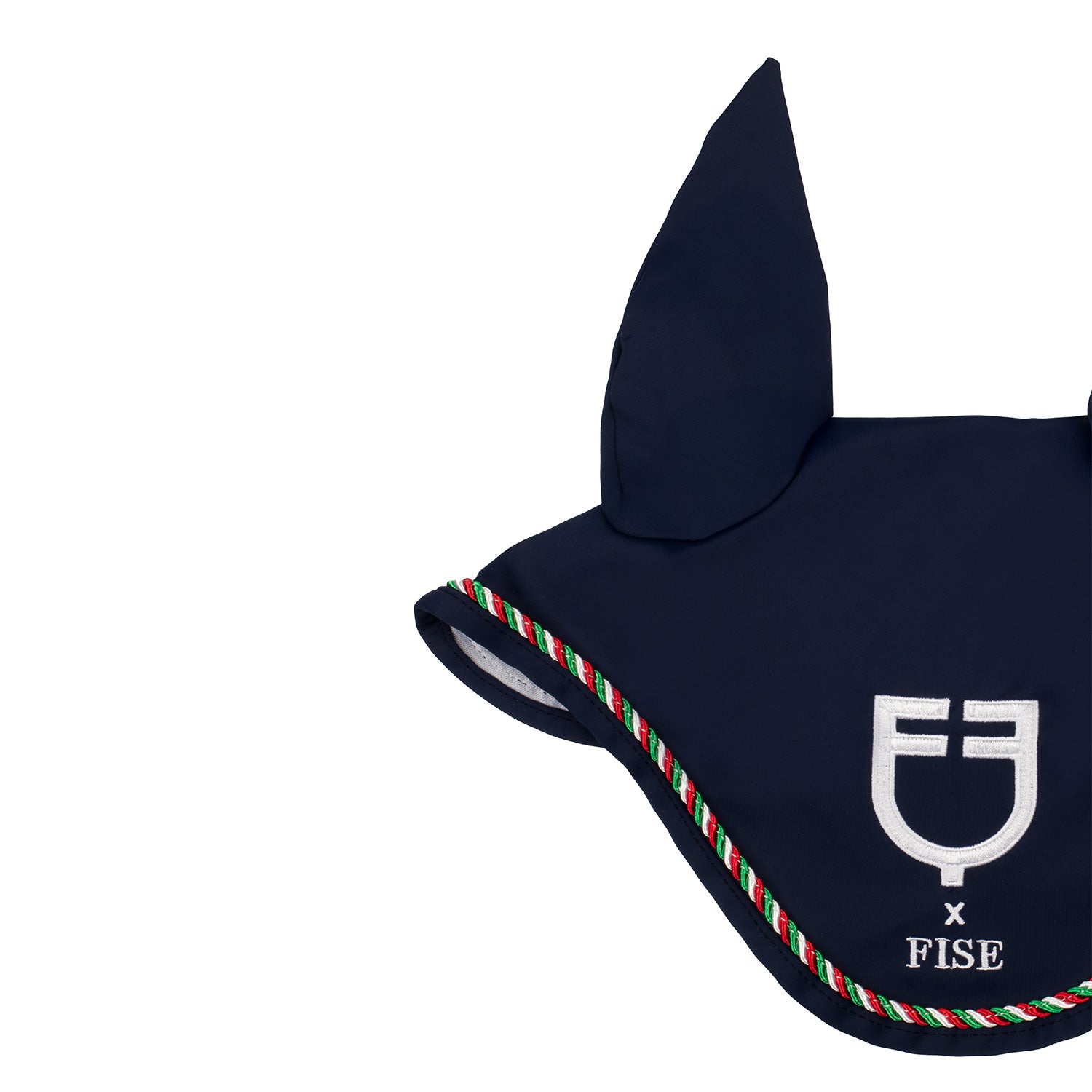 Equestro Cuffietta con Piping Tricolore X Fise