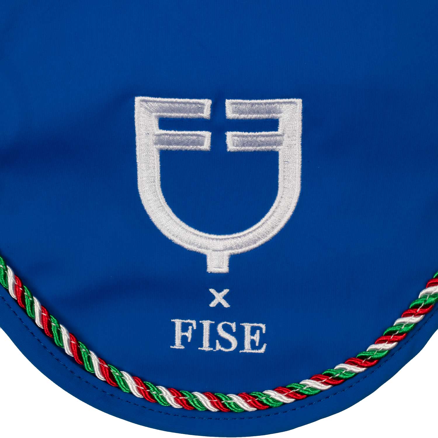 Equestro Cuffietta con Piping Tricolore X Fise
