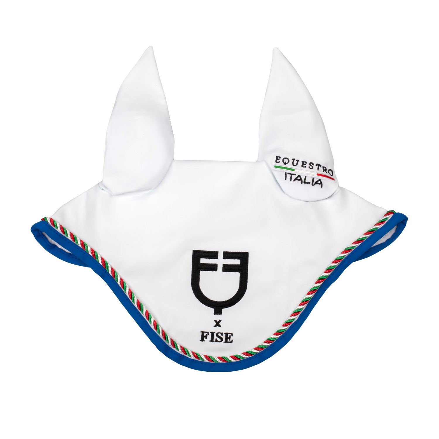 Equestro Cuffietta con Piping Tricolore X Fise