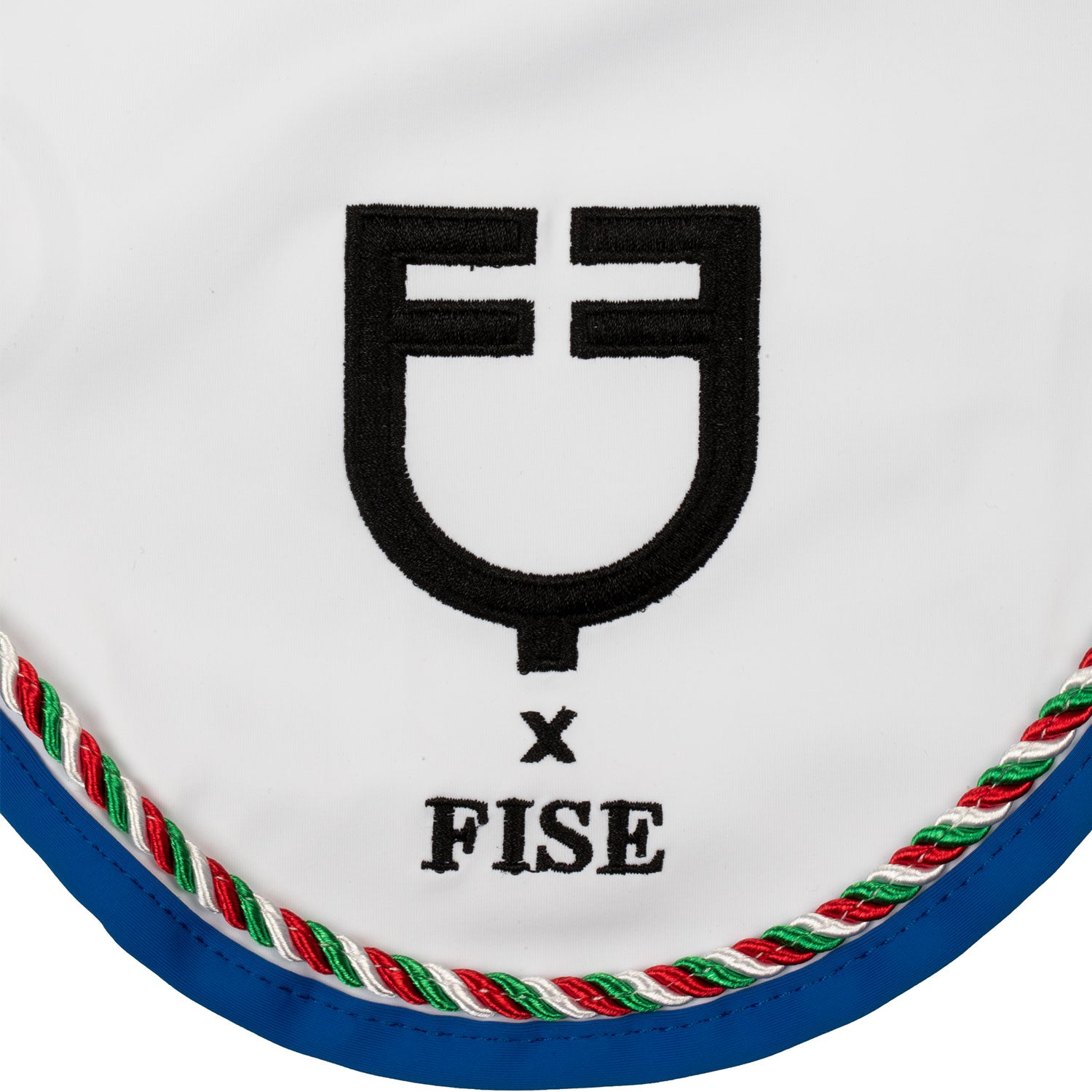Equestro Cuffietta con Piping Tricolore X Fise