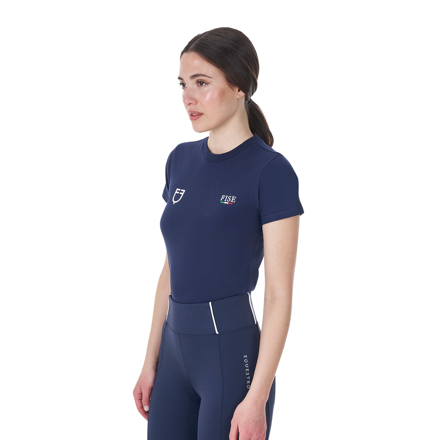 Equestro T Shirt Donna Slim Fit X Fise