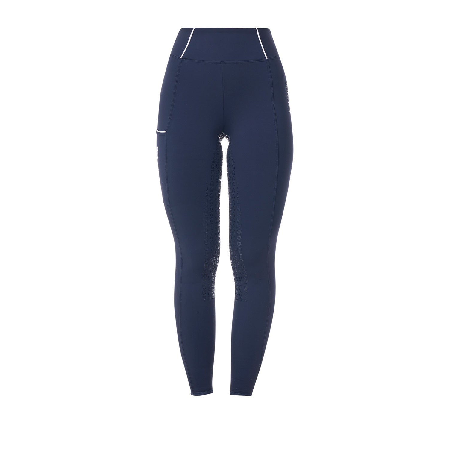 Equestro Leggings Donna Slim Fit Full Grip X Fise