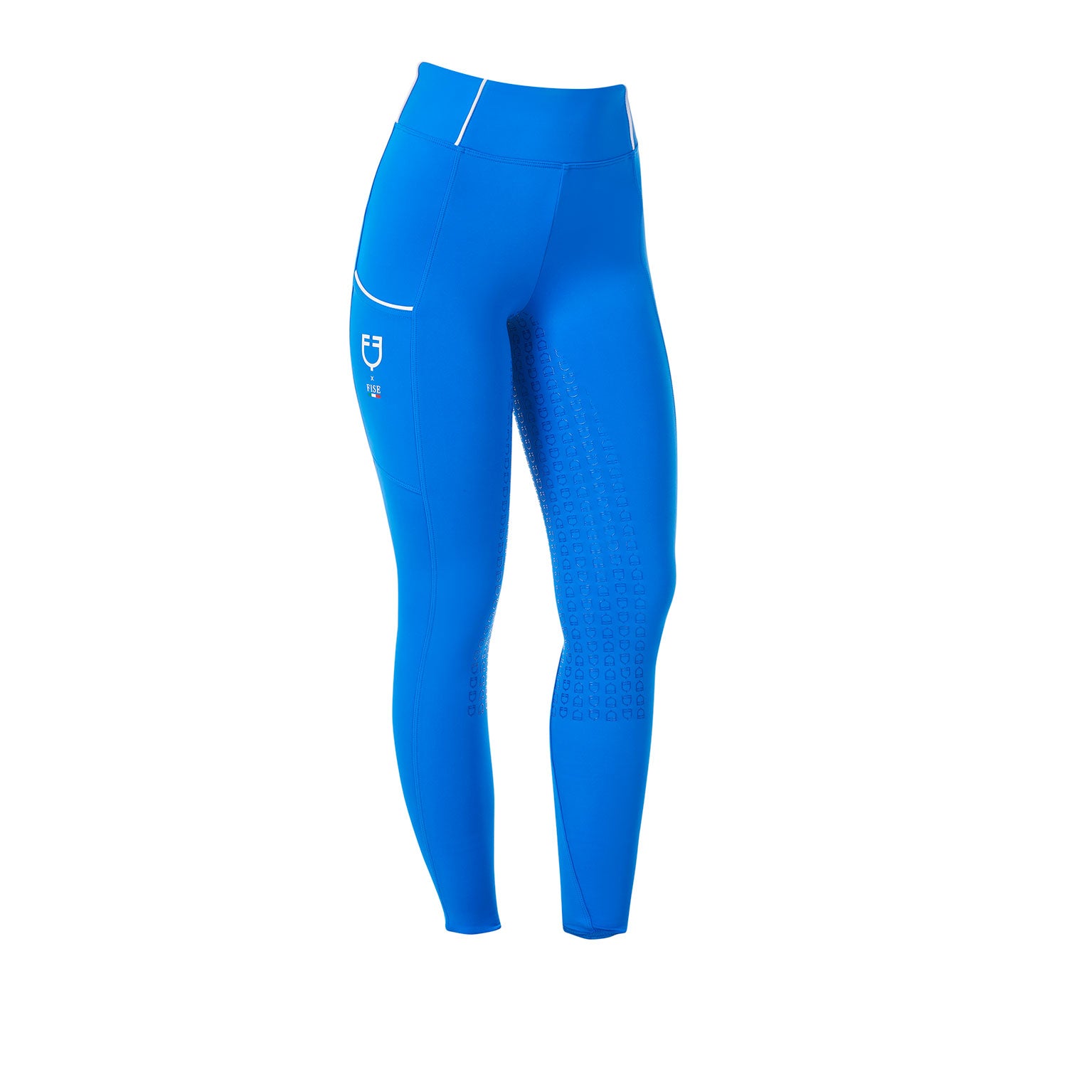 Equestro Leggings Donna Slim Fit Full Grip X Fise