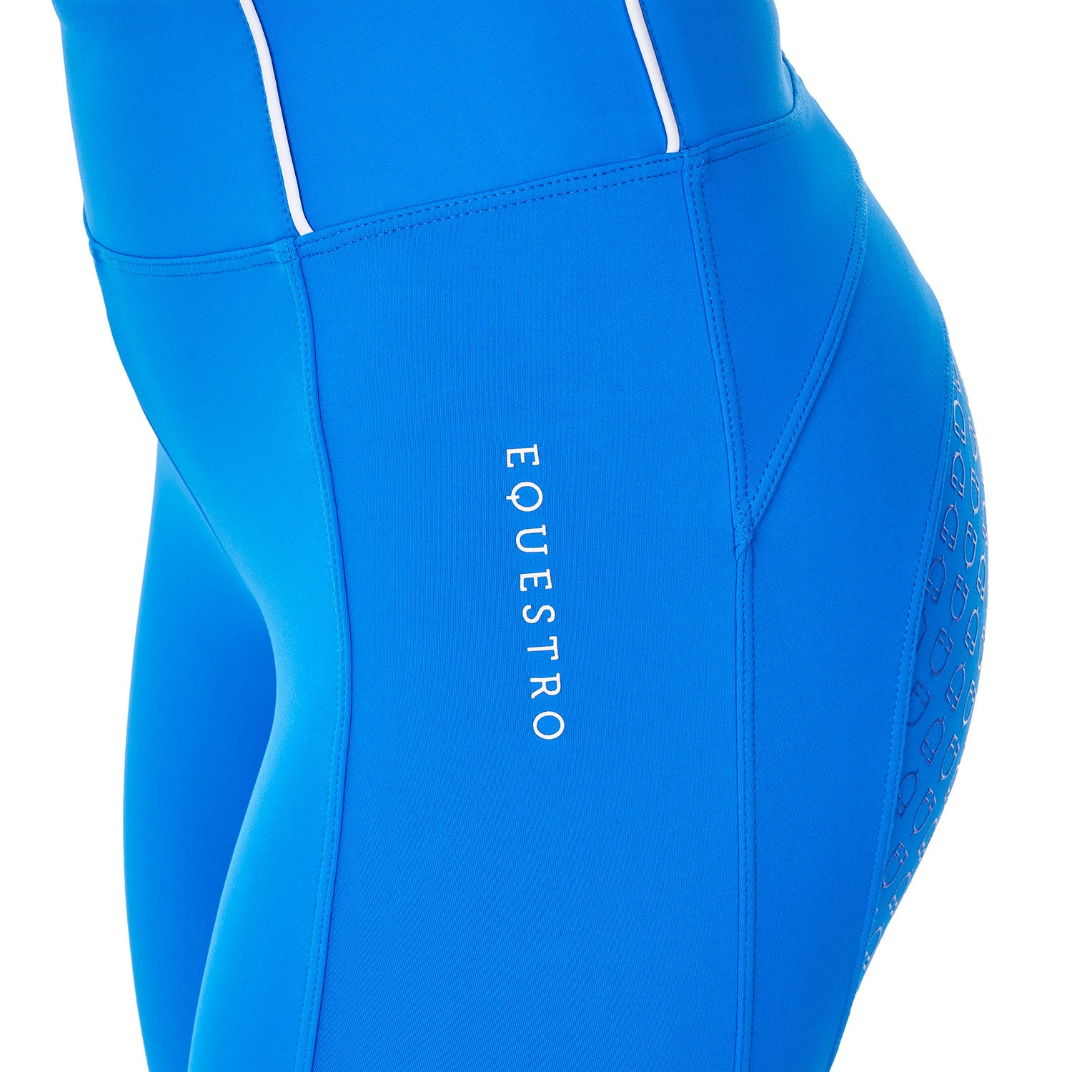 Equestro Leggings Donna Slim Fit Full Grip X Fise